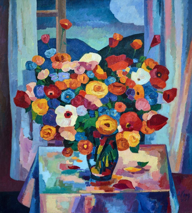 Andrei Kioresku, “A Large Bouquet”