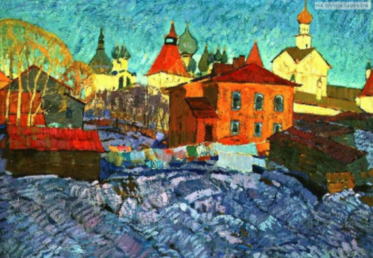 Inspiration from Nikolai Timkov, “Afternoon in Rostov”