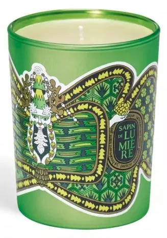 SCW Interiors Life Hacks Blog Post : Accessorize Your Bedside Table for the Holidays. Start with a Diptyque candle.