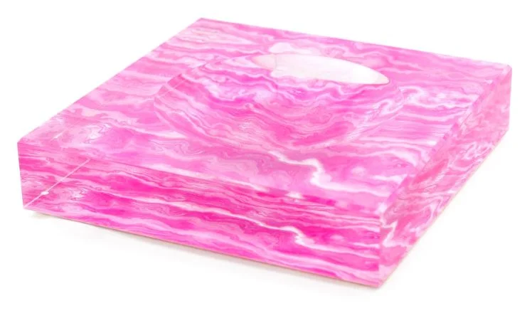 SCW Interiors Life Hacks Blog Post : Accessorize Your Bedside Table for the Holidays. Start with this catch all tray from Reprotique