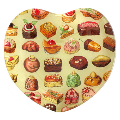 SCW Interiors Life Hacks Blog Post : Accessorize Your Bedside Table for the Holidays. Start with a John Derian decoupage tray like this one adorned with Christmas candy.