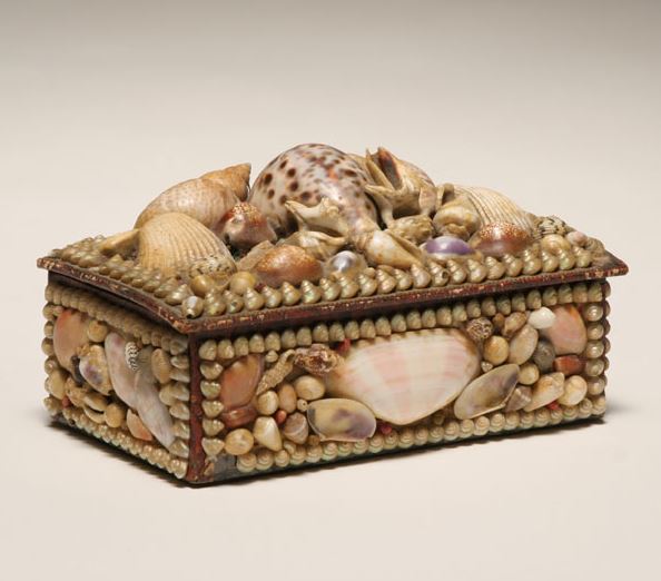 Antique shell box.