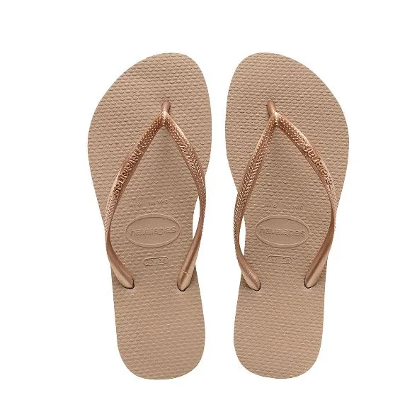 Havaianas - Women’s Slim Flip Flops Rose Gold
