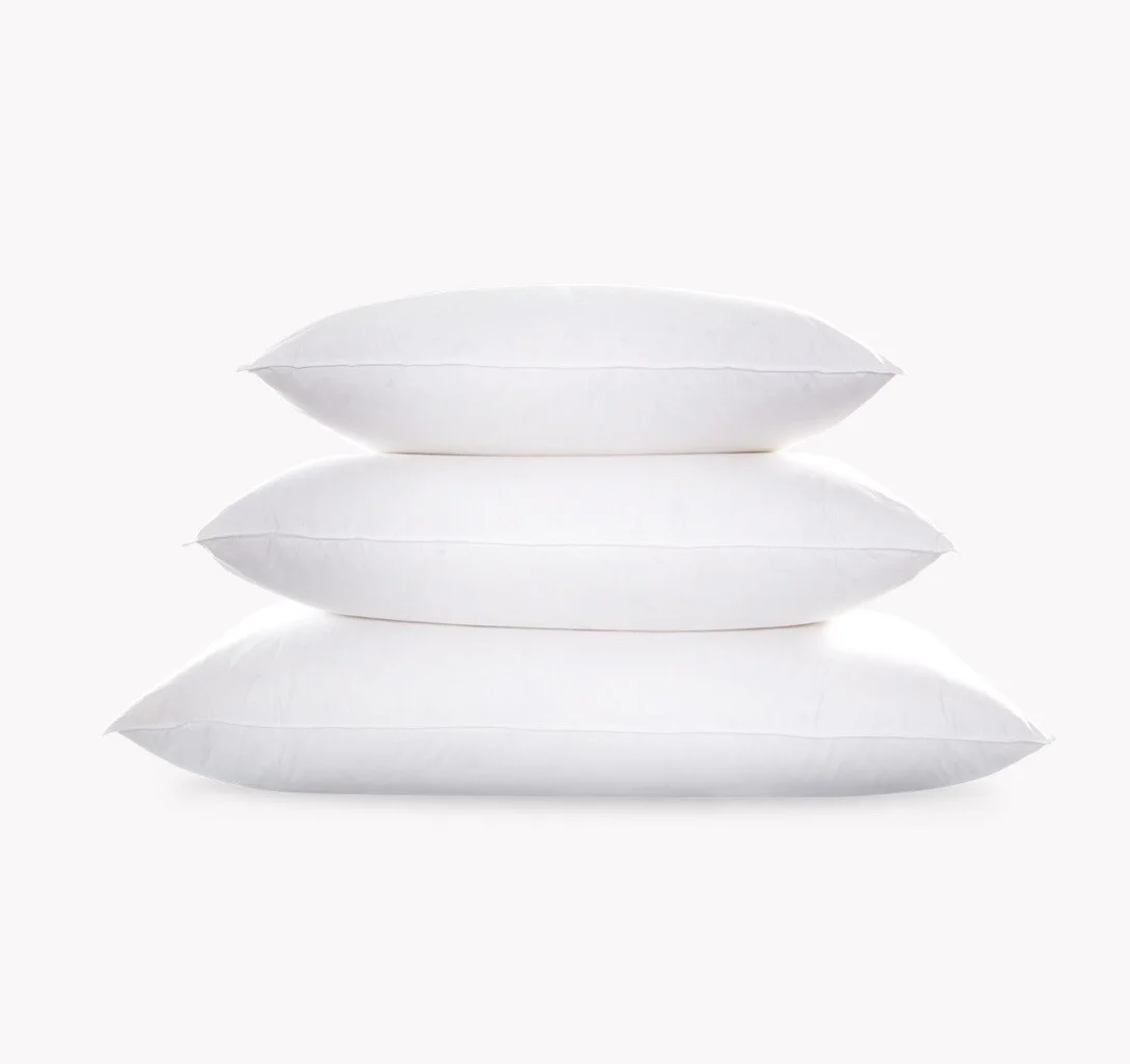 Matouk Montreux pillow in soft, medium or firm can be special ordered at the SCW Showroom