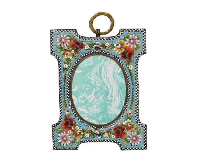 Antique Micro-Mosaic Picture Frame