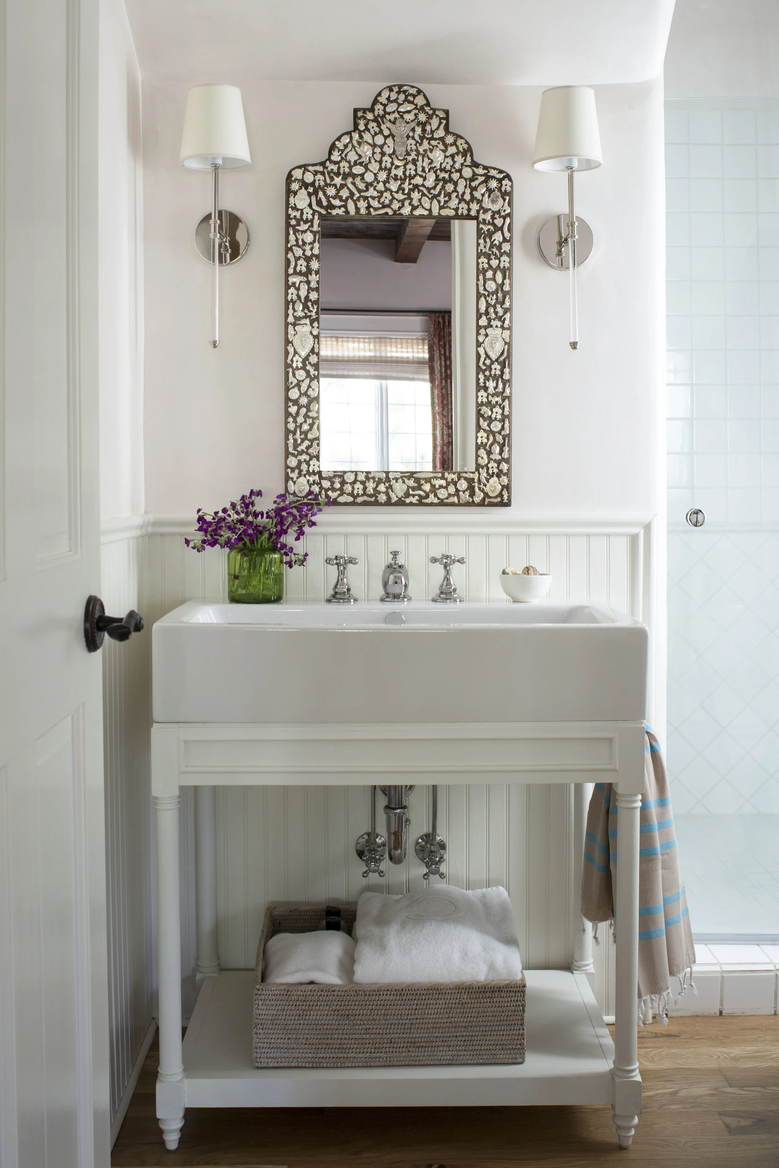 Bathroom Console Sink, White Full Bath (Copy)