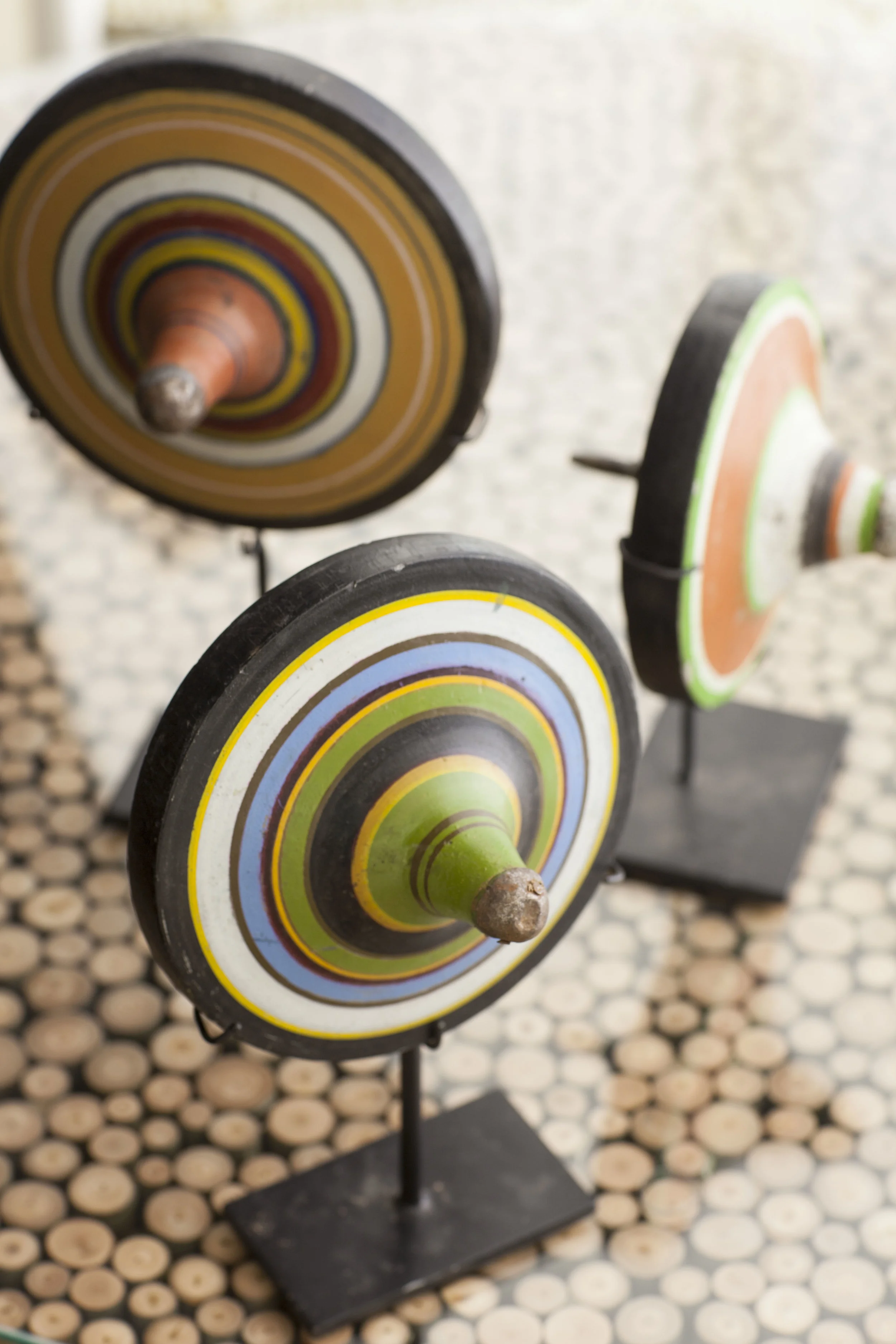 Detail Shot, Tops on Stands (Copy)