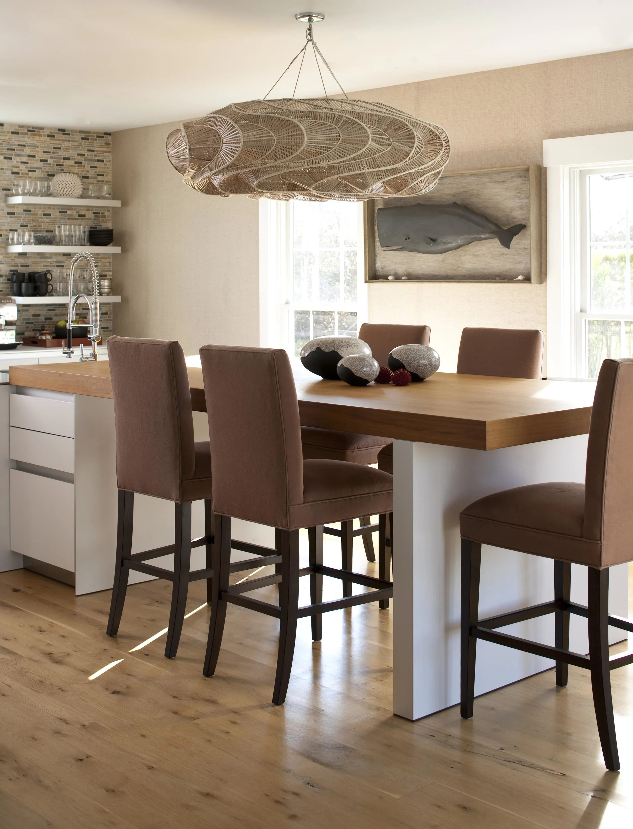Contemporary Kitchen Island with Seating (Copy)