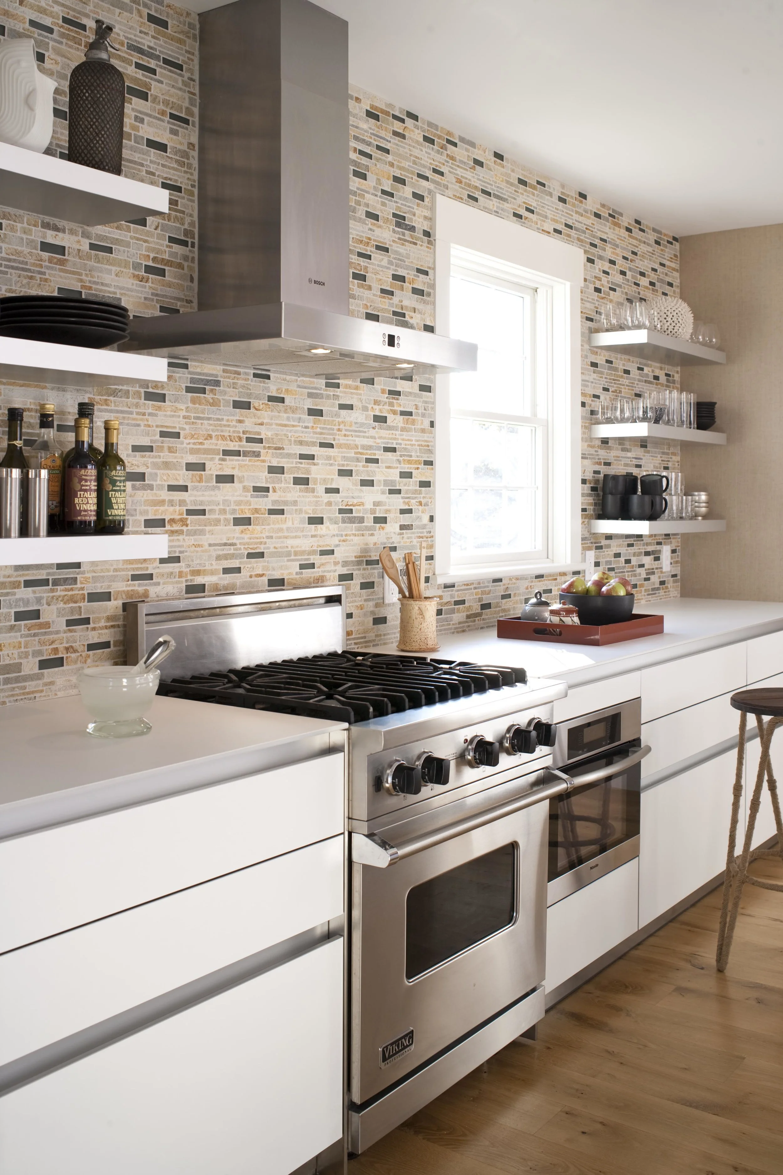 Contemporary Kitchen, Tiled Backsplash (Copy)