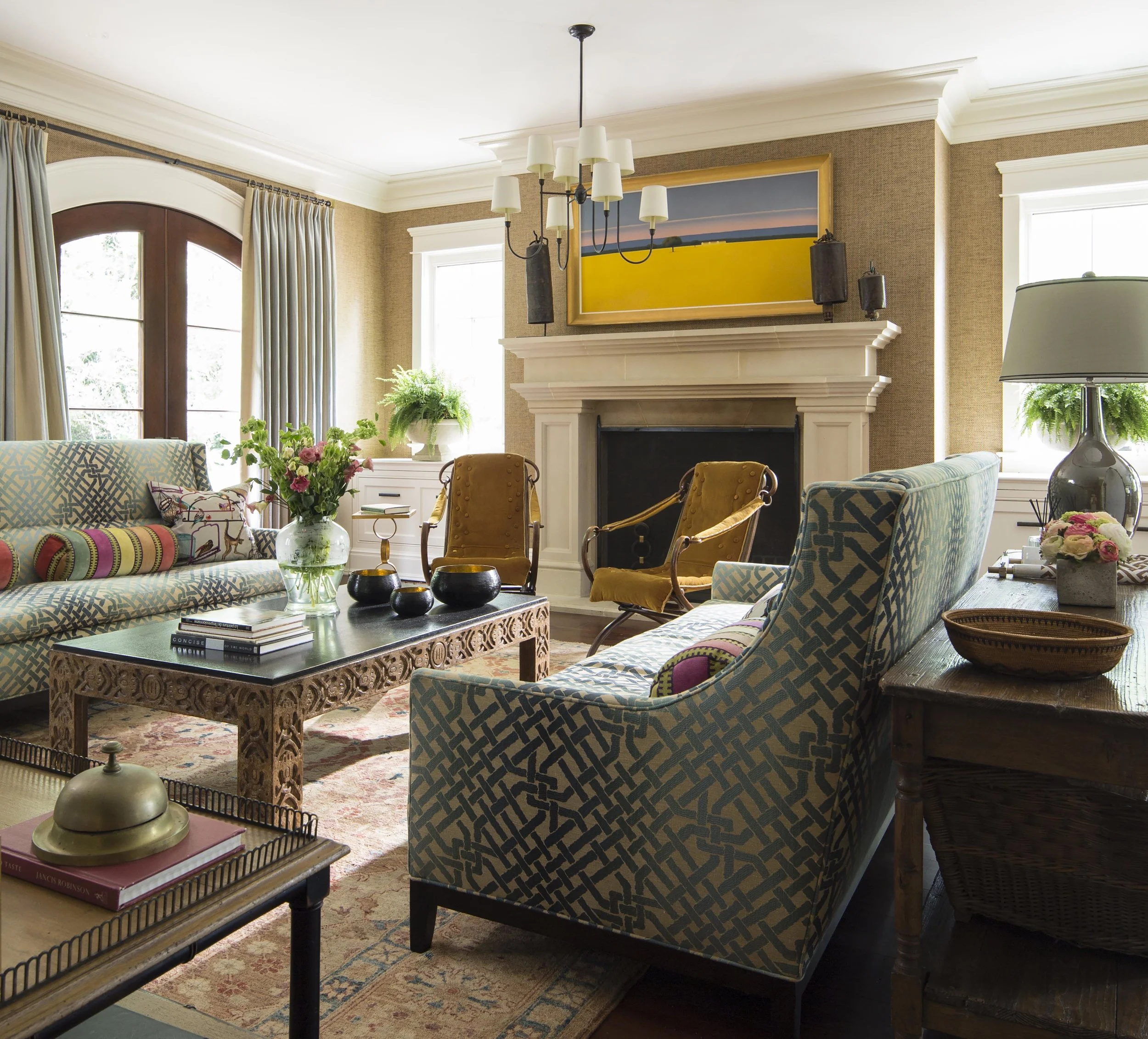 Jewel-Toned Living Room  (Copy)