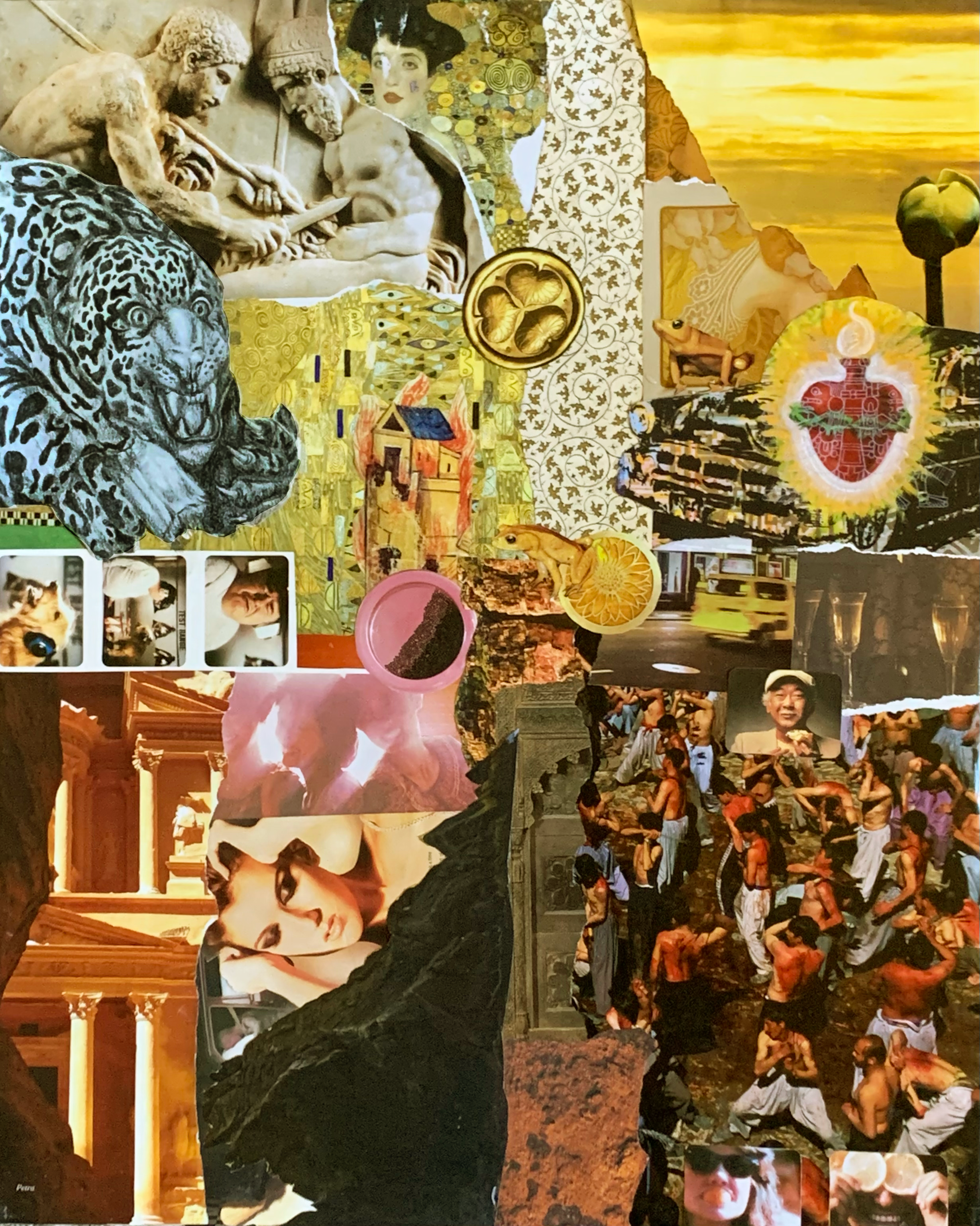 Summer's Ending (2024)
Paper collage