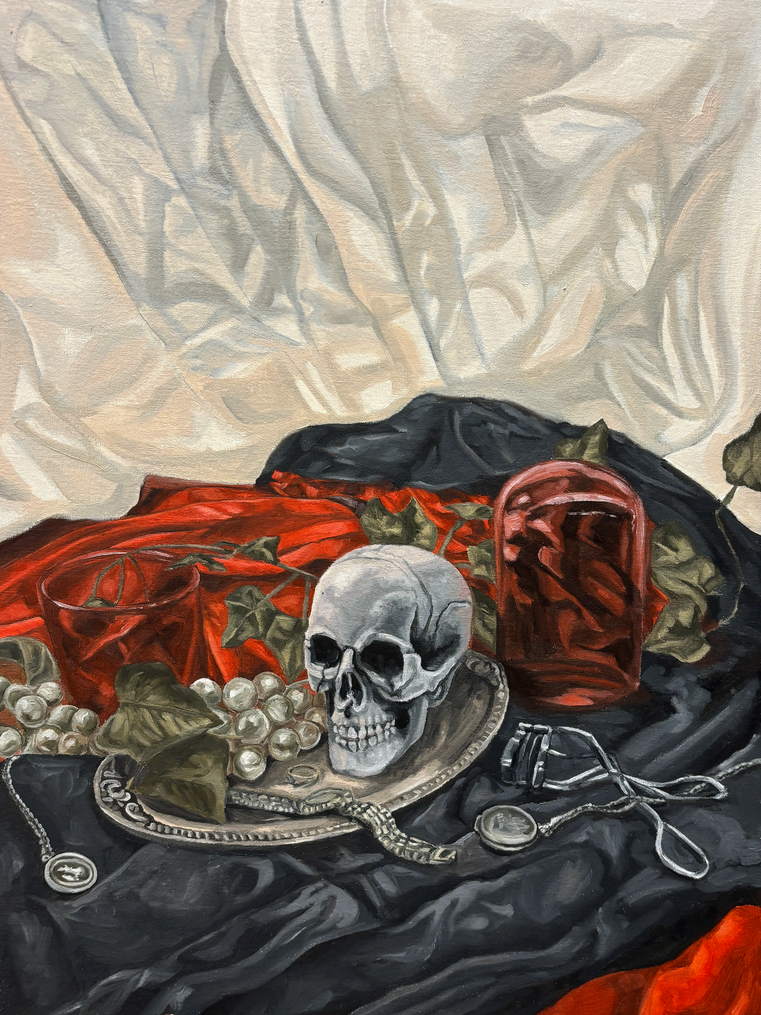 Memento Mori (2025)
Oil paint on canvas
18" x 24"