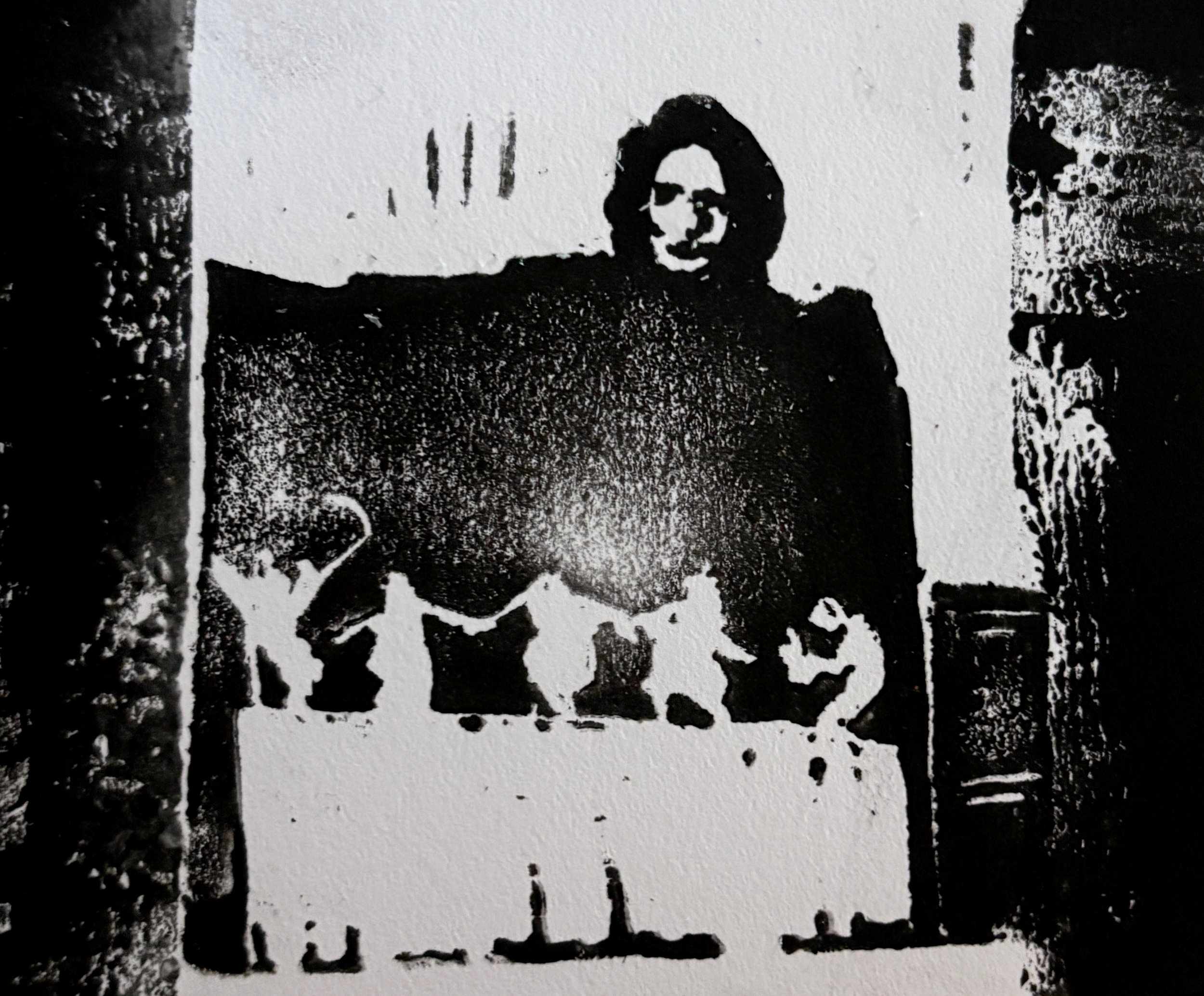 Seventh Seal (2025)
Ink block print on paper
_" x _"