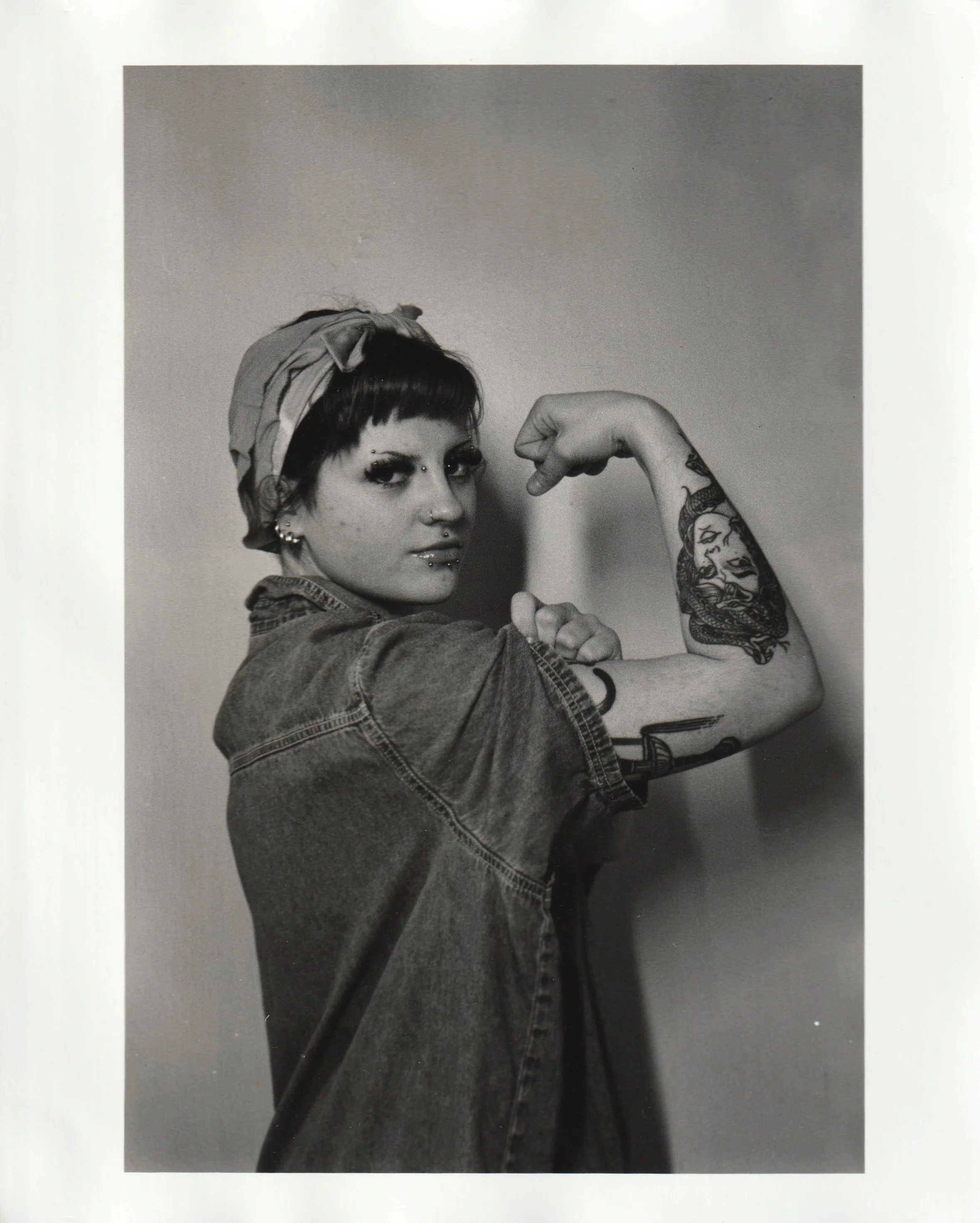 Ru the Riveter (2026)
Gelatin silver print on fiber paper