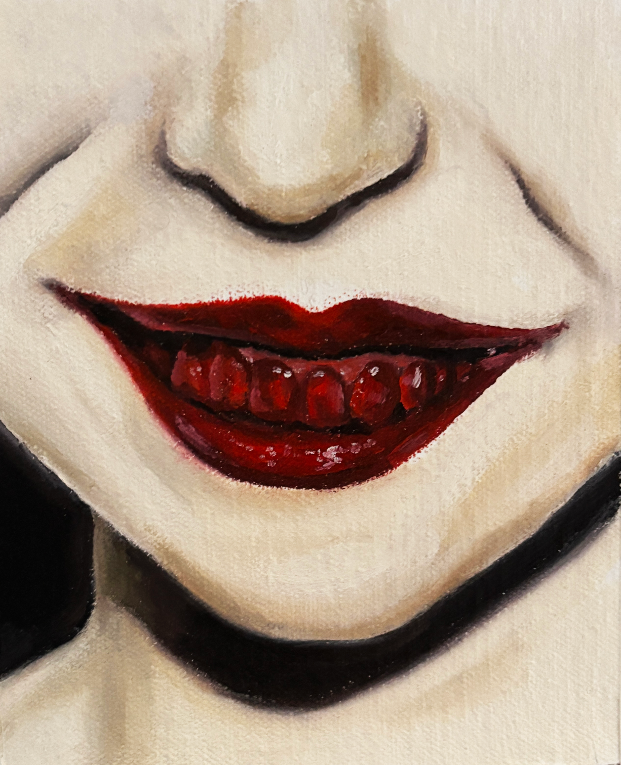 Smile! (2025)
Oil paint on canvas
_" x _"