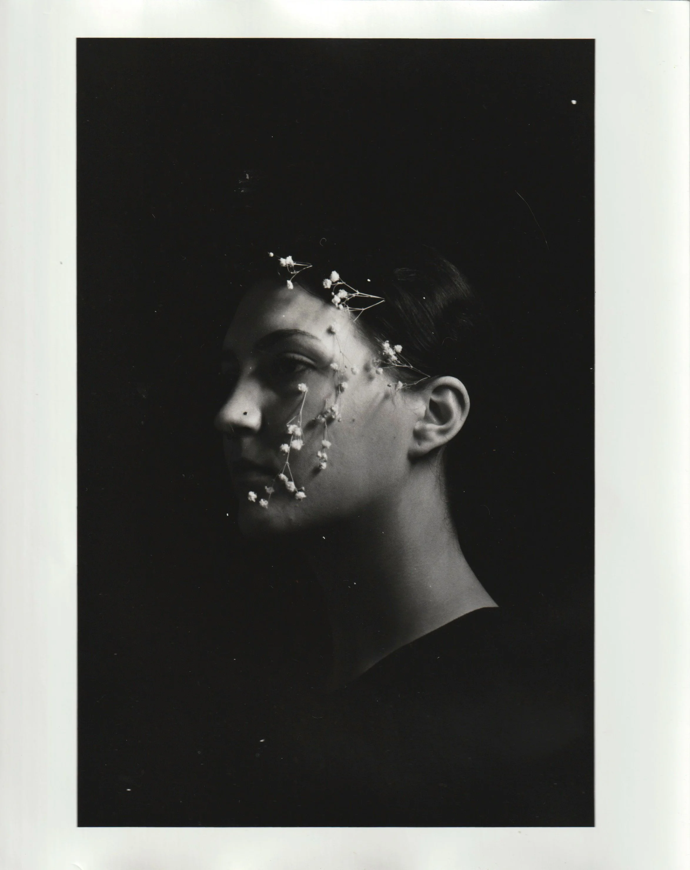 Blooming (Self-Portrait) (2026)
Gelatin silver print on fiber paper