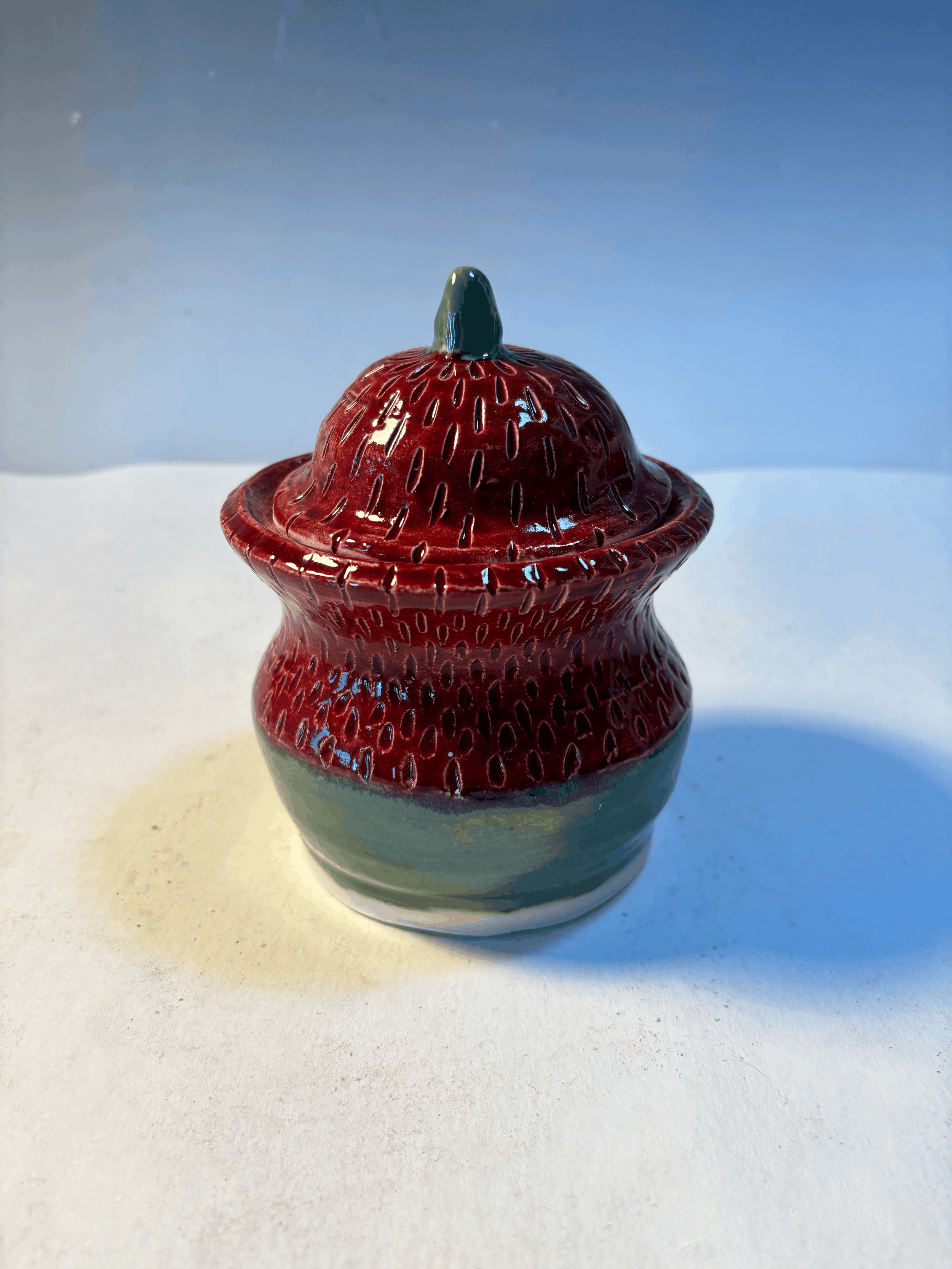 Strawberry Jar (2024)
Wheel-thrown