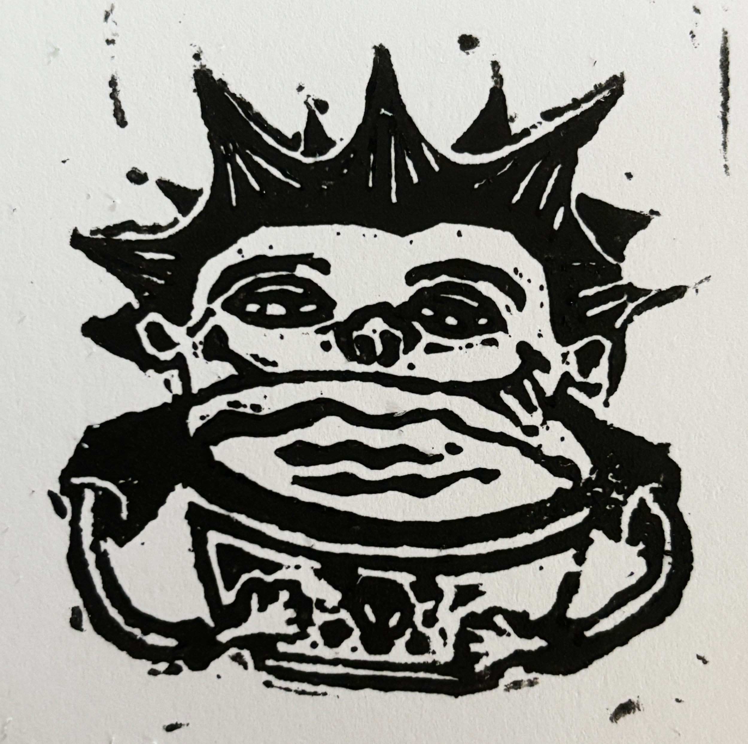 Poison (2025)
Ink block print on paper
_" x _"