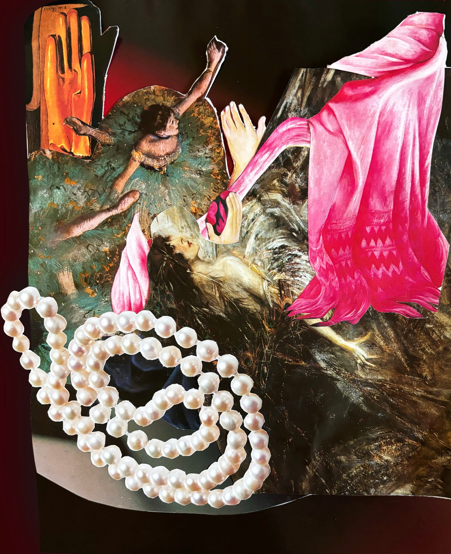 Dancers (2024)
Paper collage