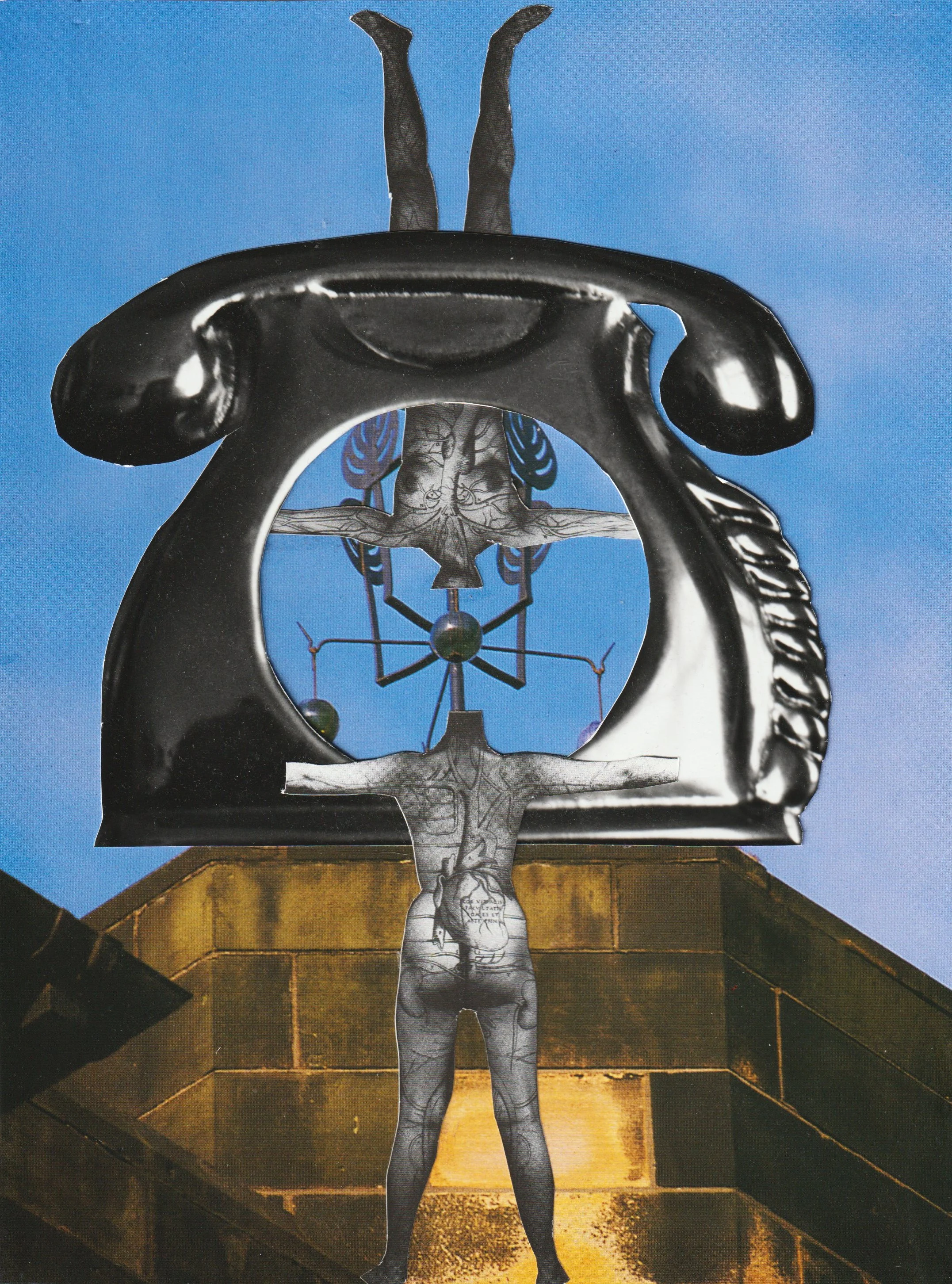 Weathervane (2026)
Gelatin silver print & collage