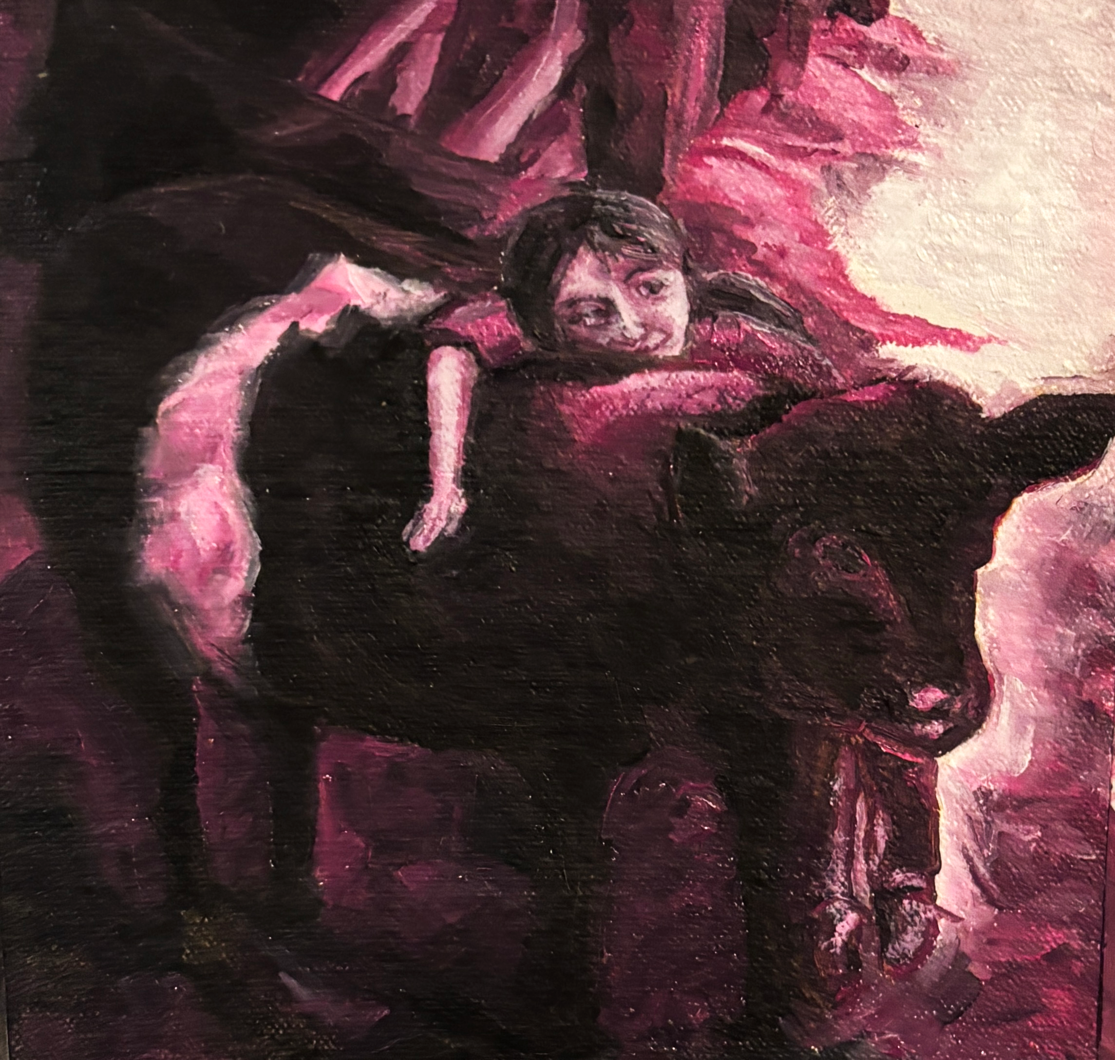 Ru's Calf (2025)
Oil paint on canvas
_" x _"