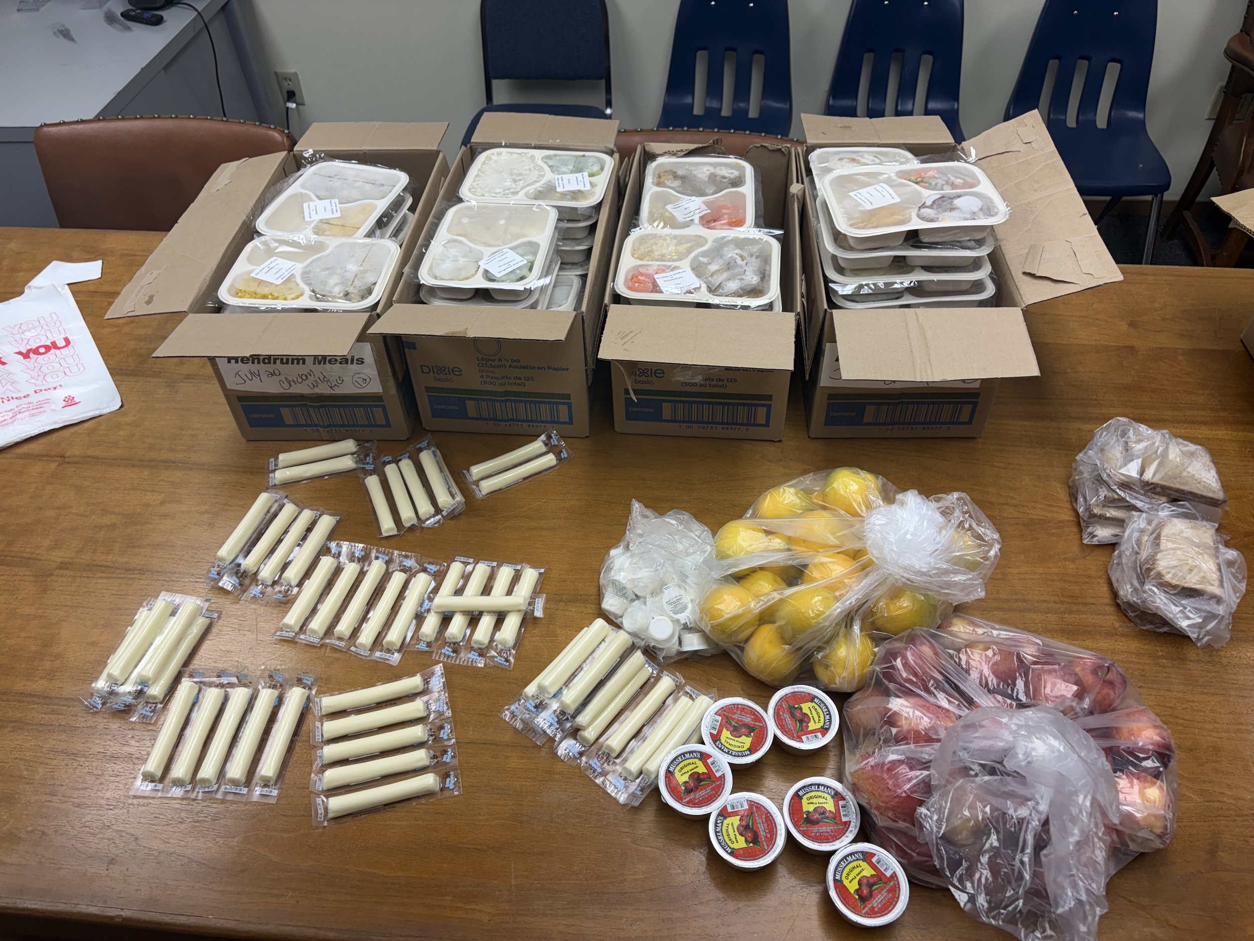 Senior Frozen Meal Distribution