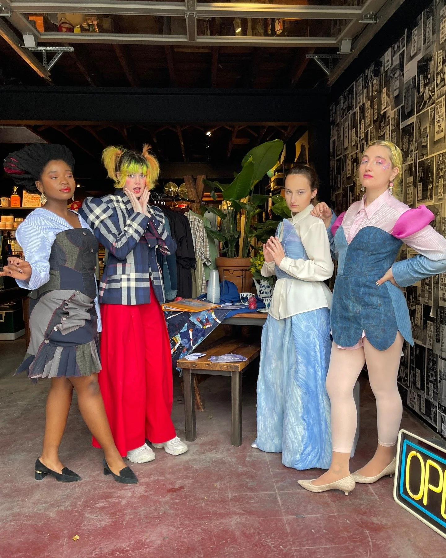 Is it ever too late to post your senior project? I think not! 
 Here are my lovely models at @fetchkcmo dressed as my royal court members, a queen, a jester, a pope, and a princess! Biggest thanks and shout out to @art.cherline.art , @girls.with.swor