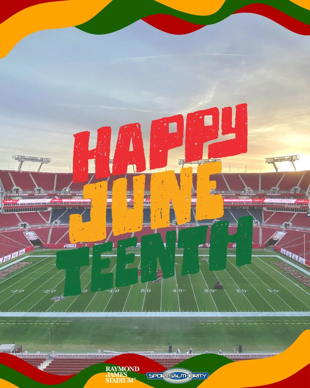 Happy Juneteenth from Tampa Sports Authority!