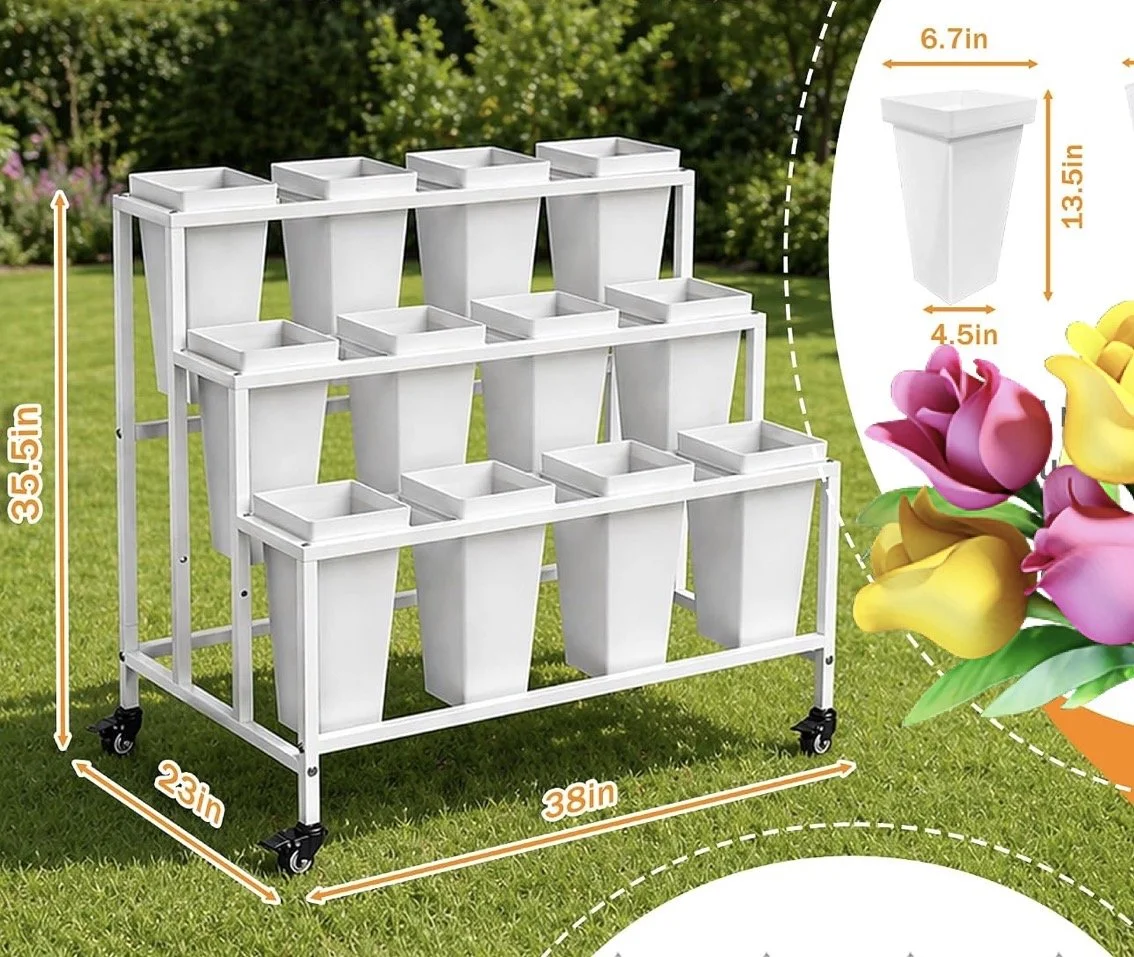 Party Package #1 - Flower Bar Cart - No Delivery/PickUp Only (20 Guests)