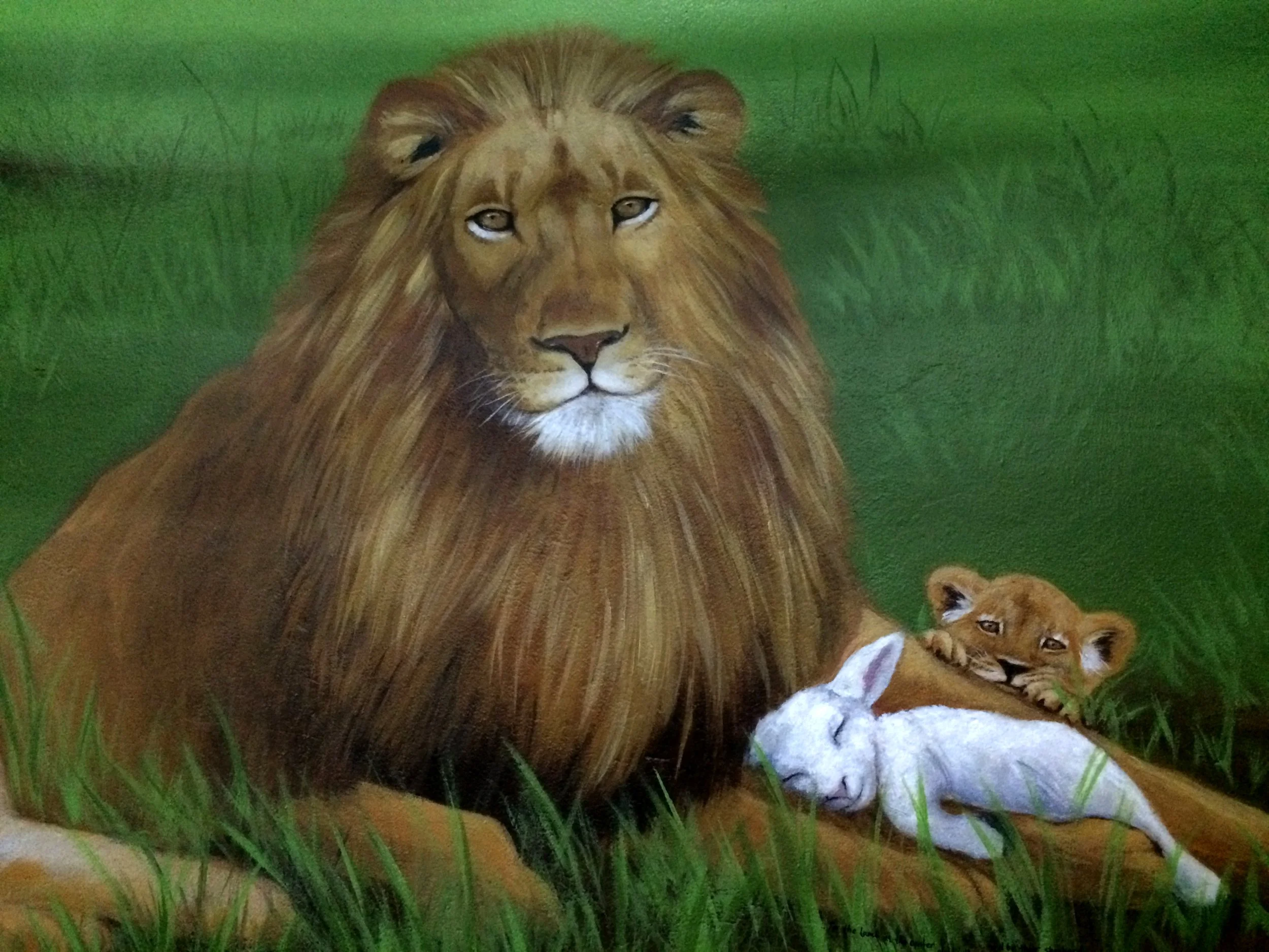 Library Mural Detail