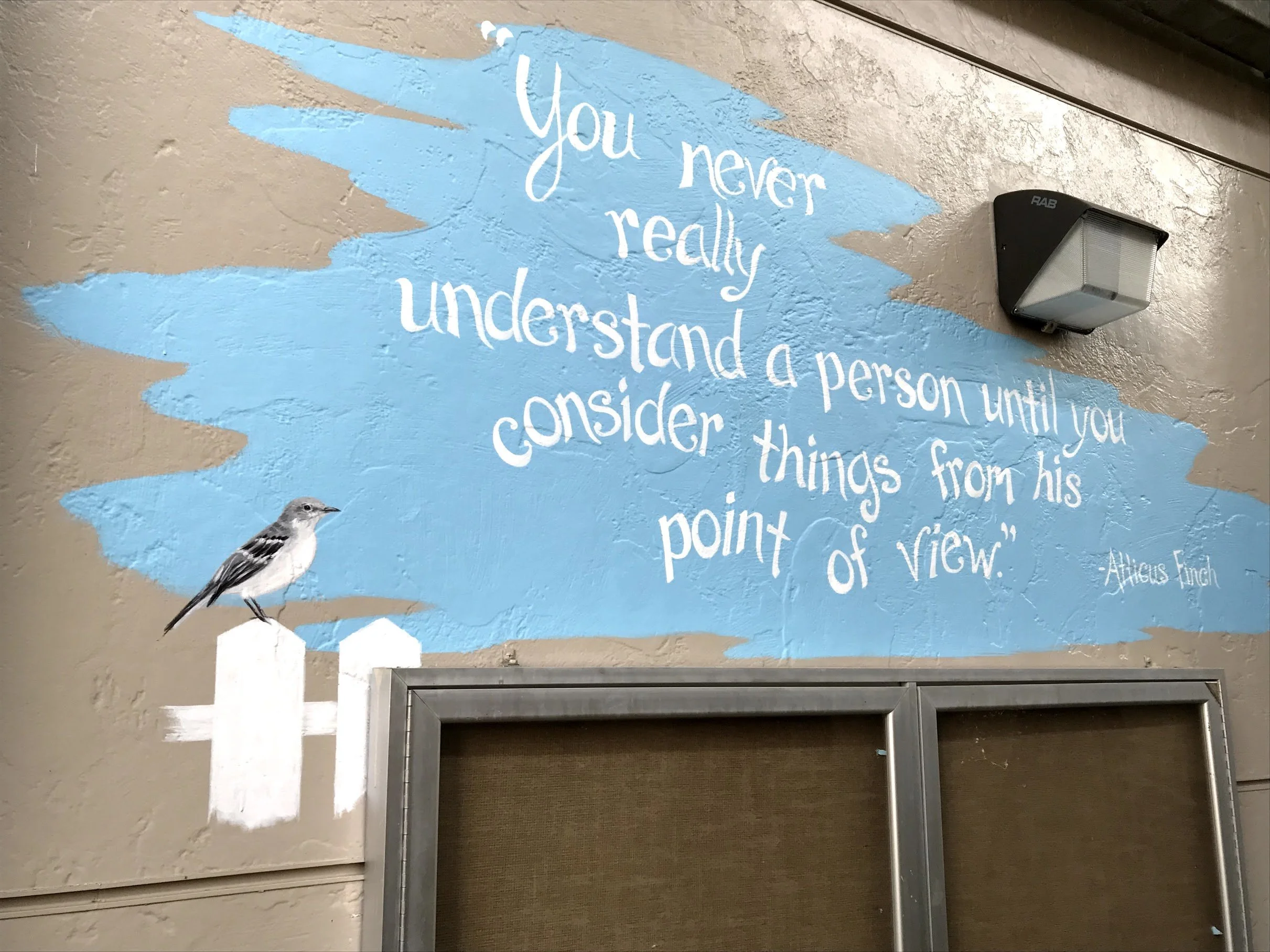 Trinity Basin Preparatory Exterior Mural Detail