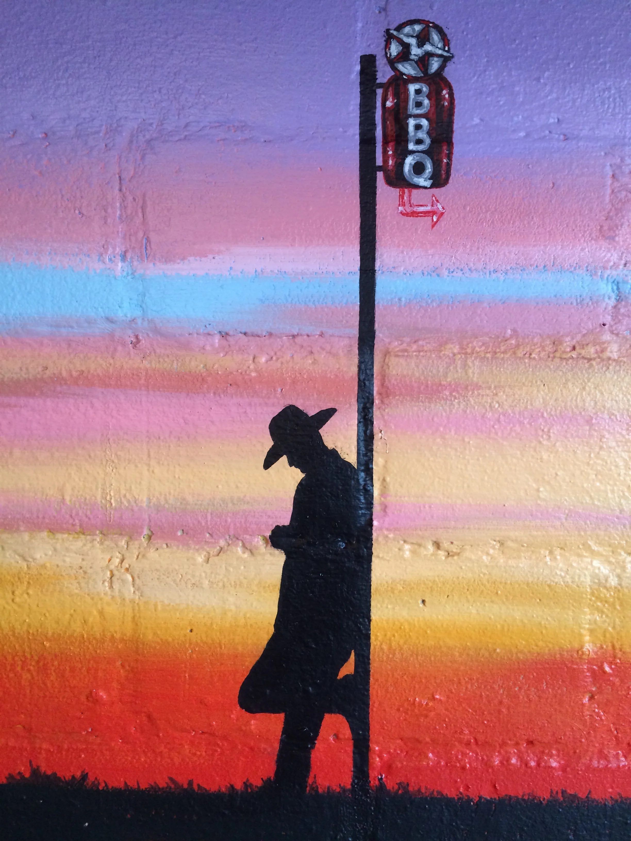 Feedstore BBQ Mural Detail