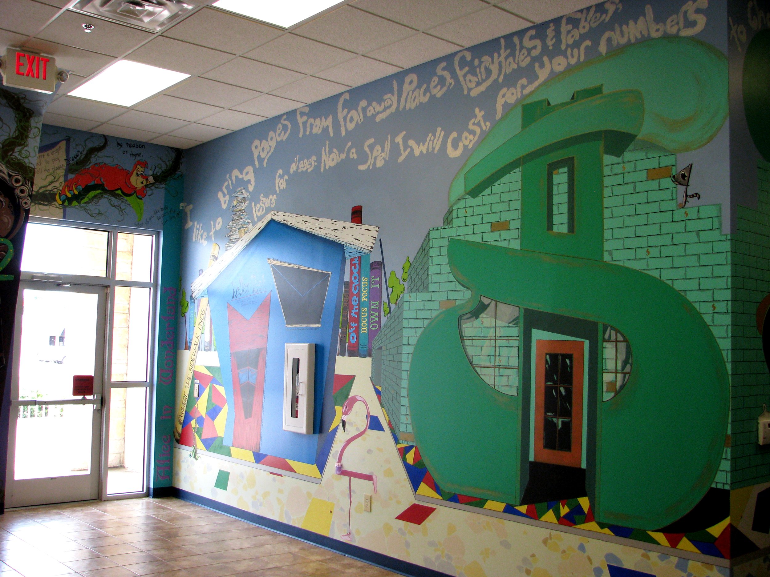 Hill School, Grapevine, TX Interior Mural