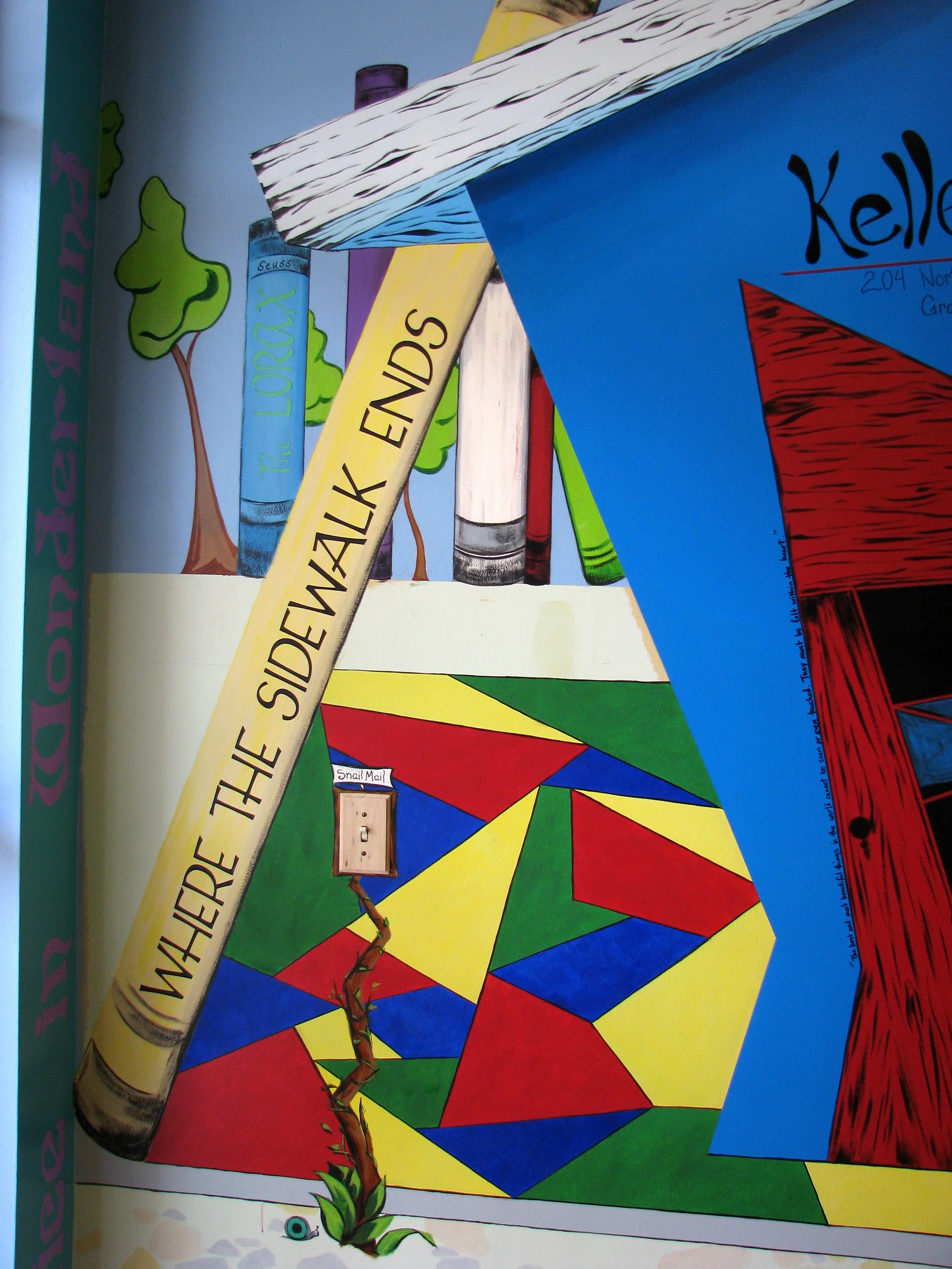 Hill School Interior Mural Detail