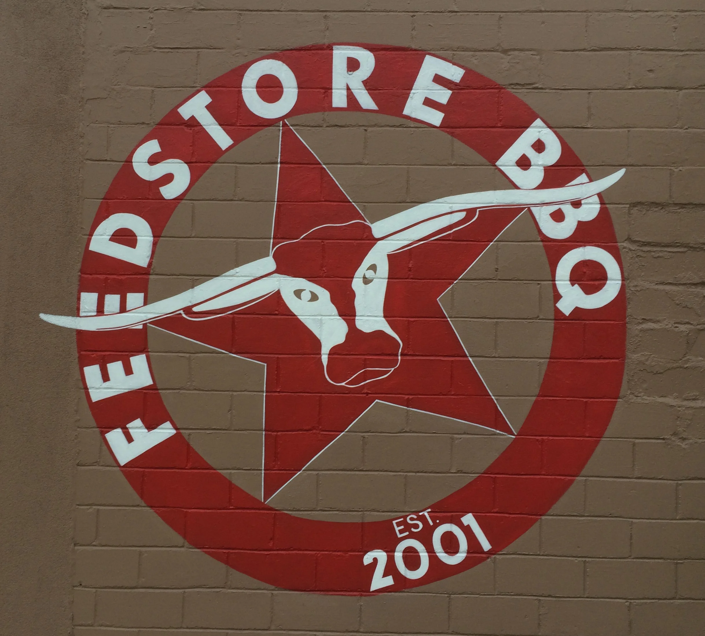 Feedstore BBQ Logo, 6', Keller, TX