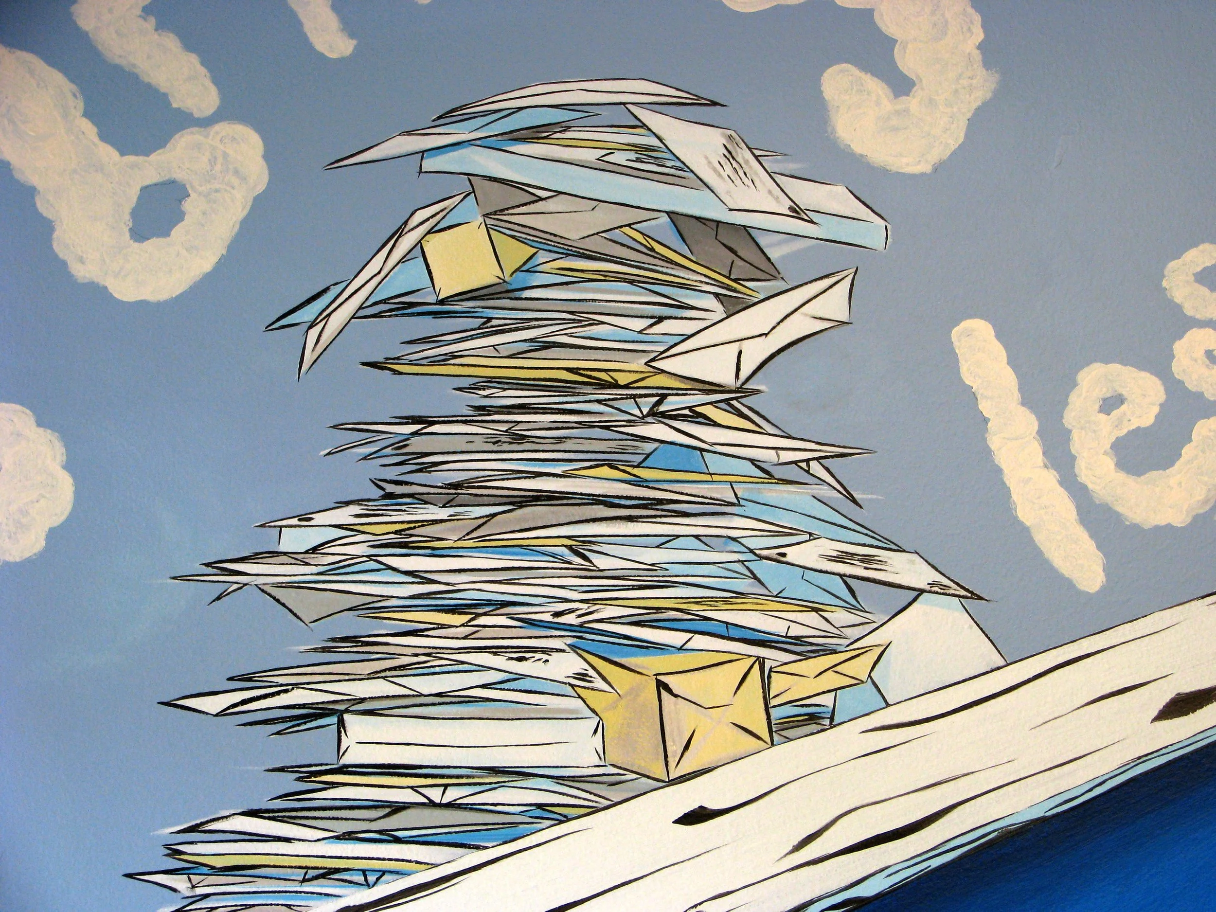 Hill School Interior Mural Detail
