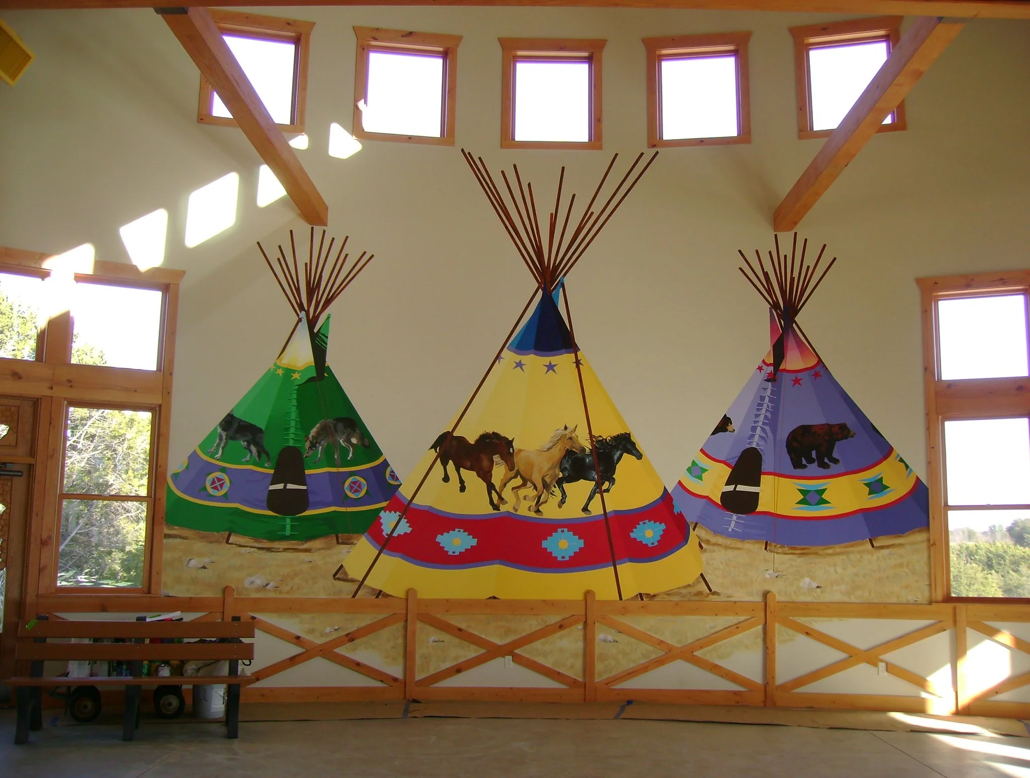 CJM Silo Tipi Room, 16x30'