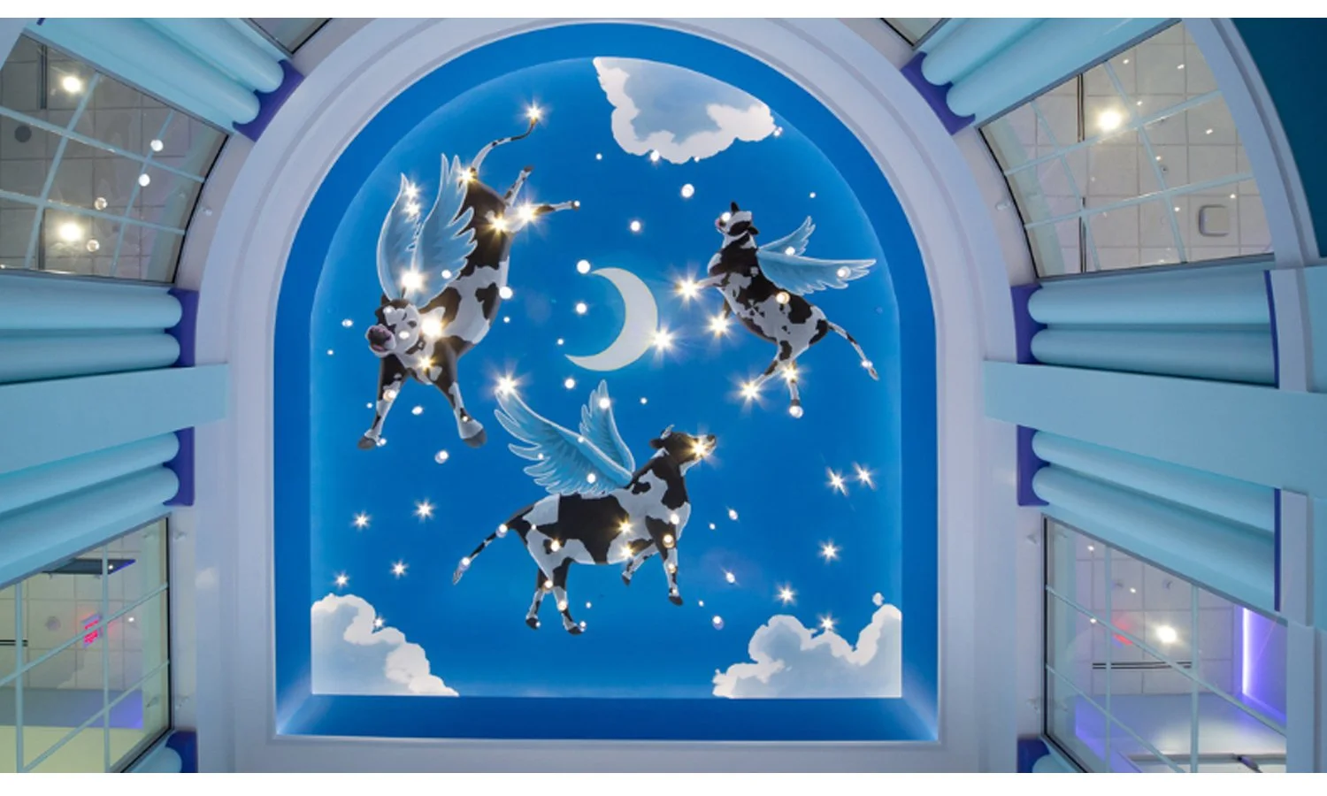 CCMC Prosper Ceiling Mural, 900 sq.ft.