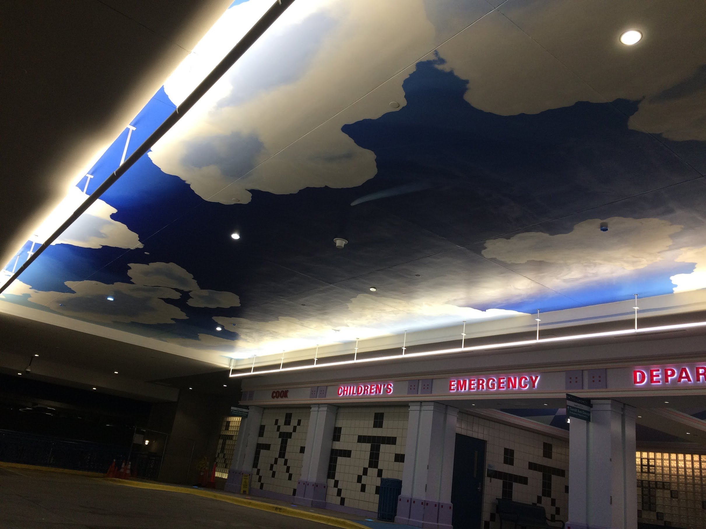CCMC Ambulance Bay Mural, 25x60'