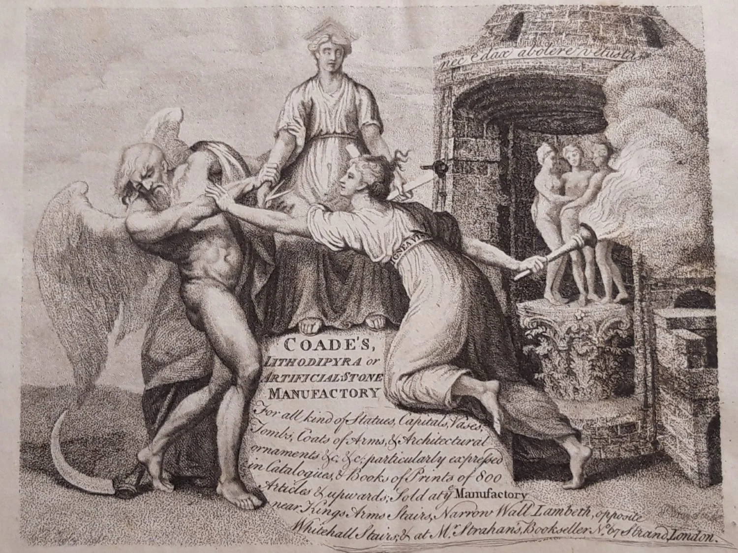 Eleanor Coade's trade card