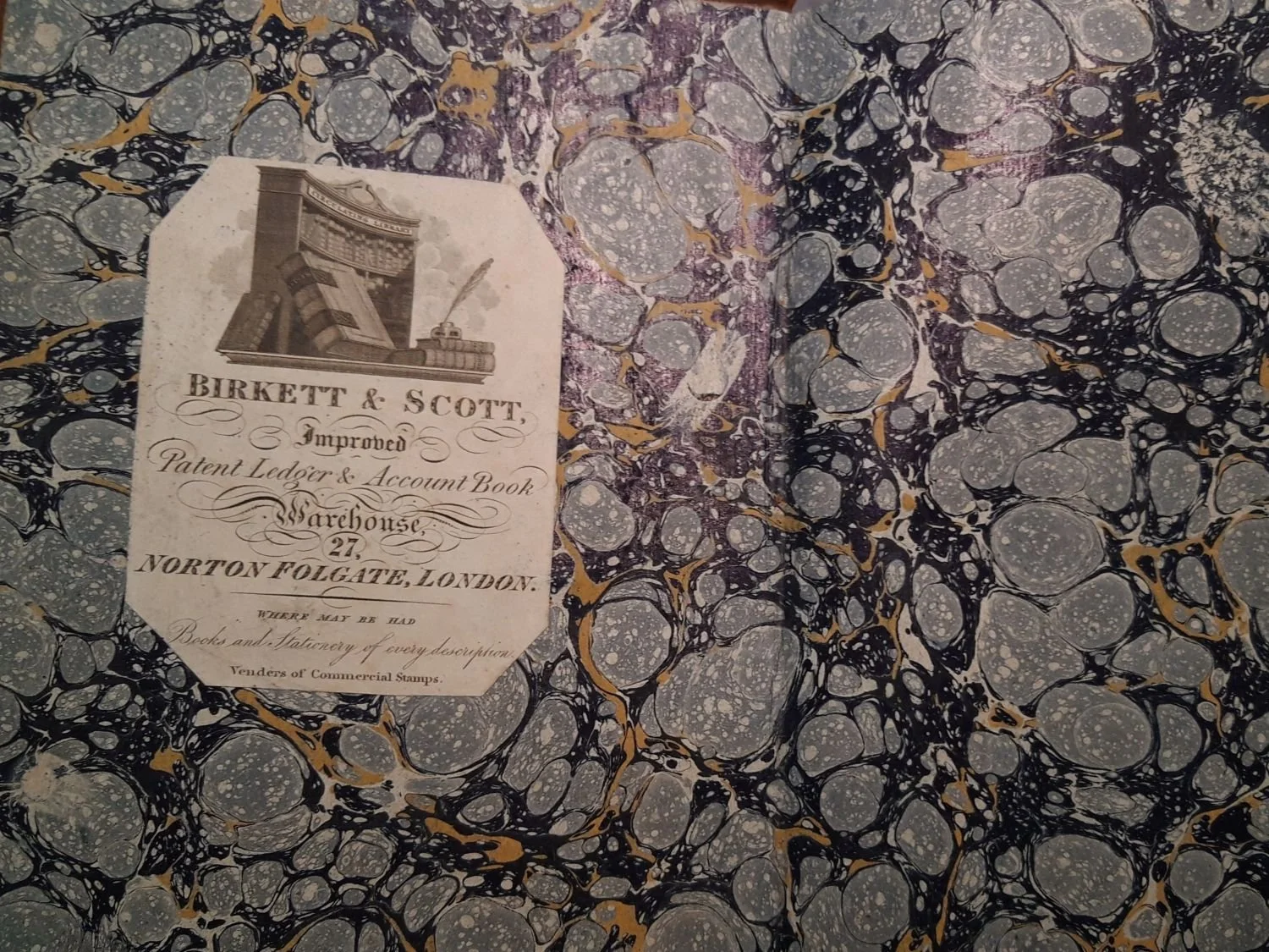 Eleanor Coade's Order Book interior