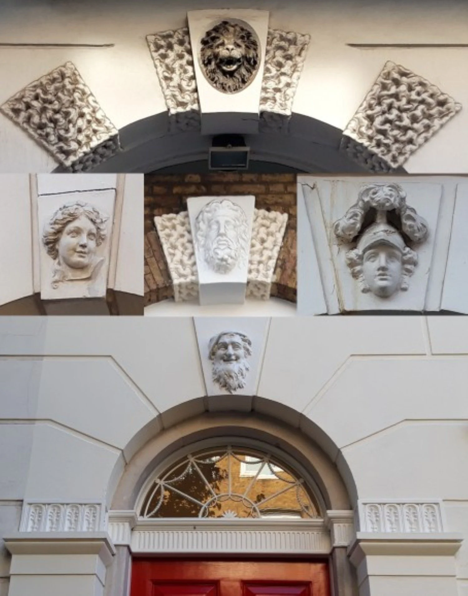 Coade stone in Marylebone.