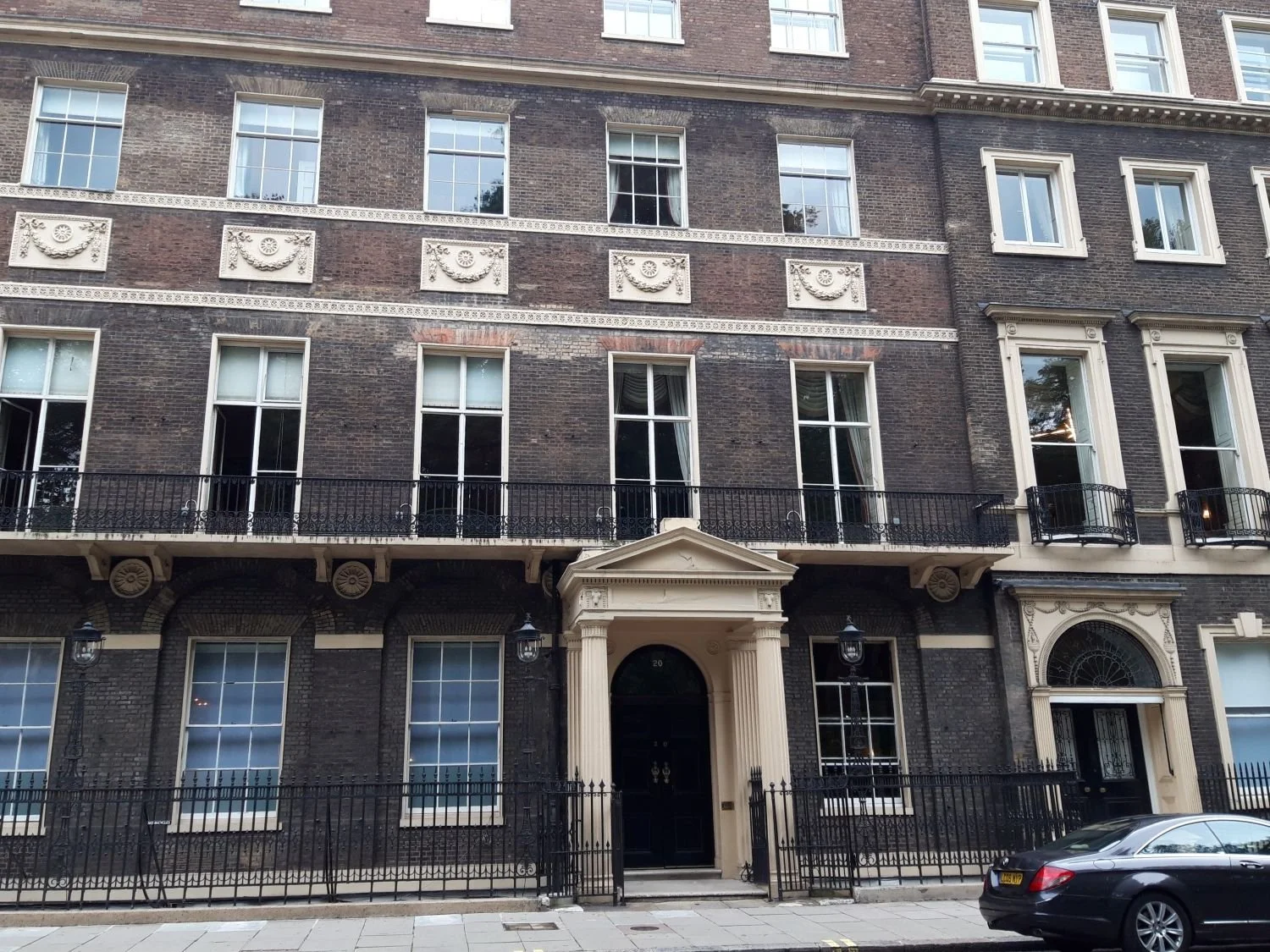 Coade stone in Marylebone.