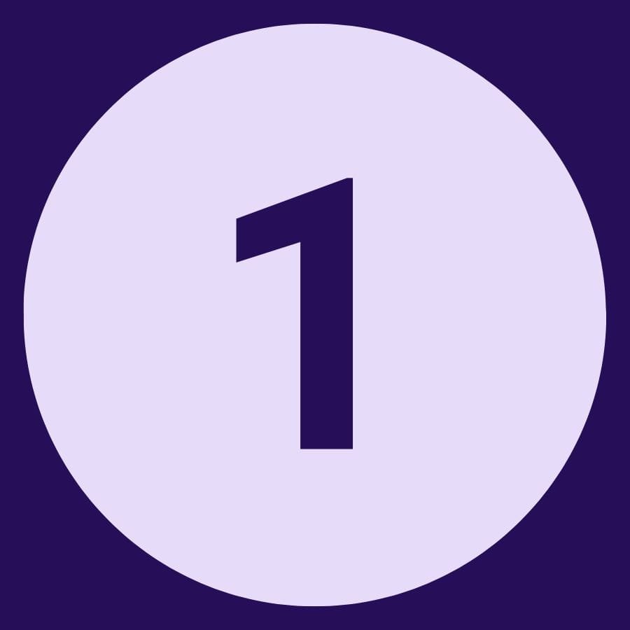 number one icon