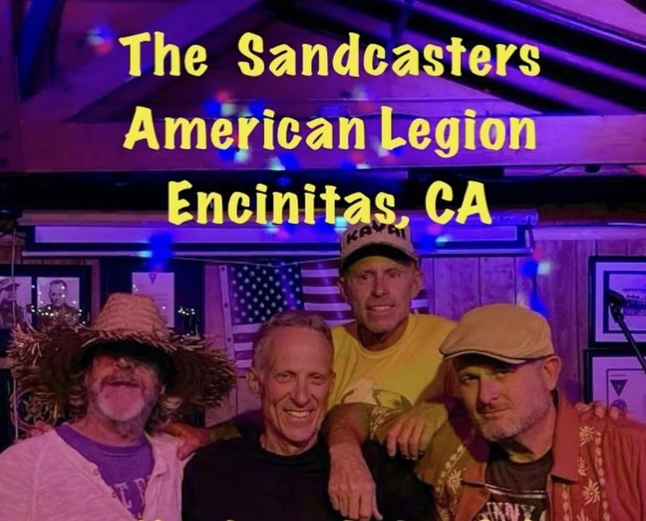 LIVE MUSIC-The Sandcasters (3pm-6pm birthday event)