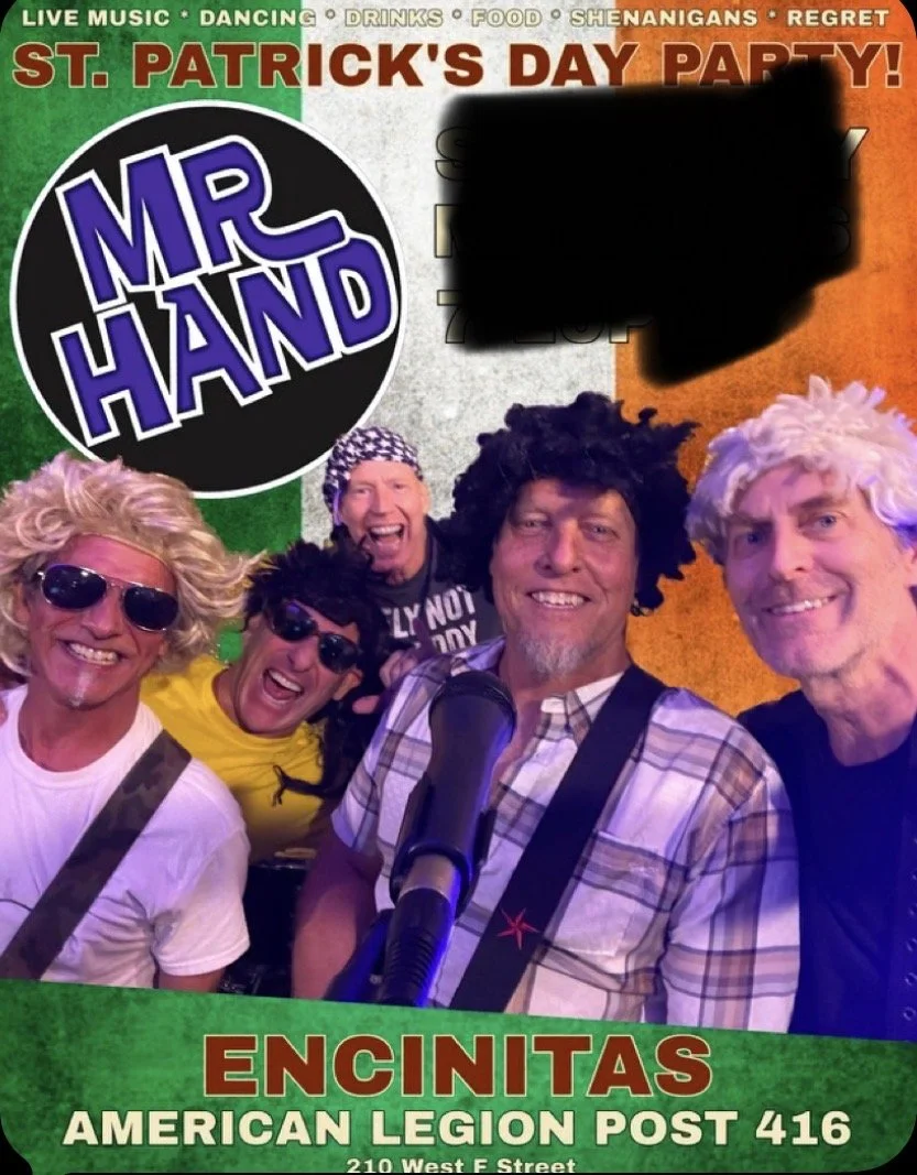 LIVE MUSIC- Mr Hand (7:00pm- 10:00) Halloween show!