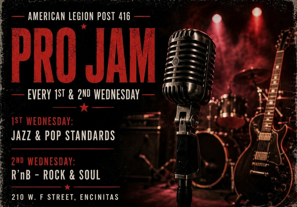 Live Music - Procase Jazz with Danny DiCarlo (7pm -10pm), Alyssa Serving Gryos (5pm - 9pm)