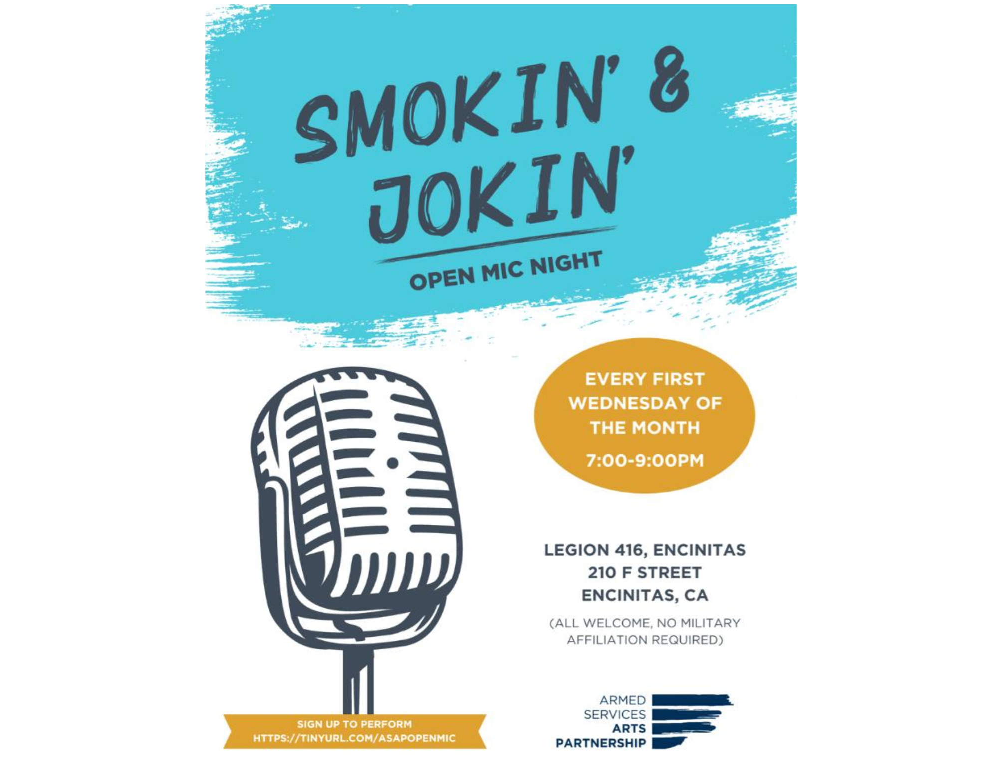 Veteran Comedy (7pm - 9pm), Pasta Night (5pm - 8pm) Kona Beer Specials