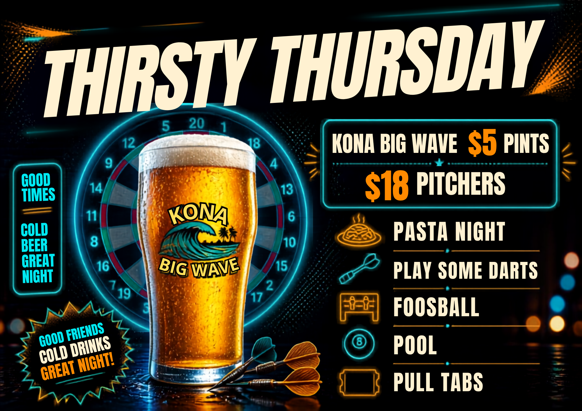 Thirsty Thursday Bar Night Poster.png