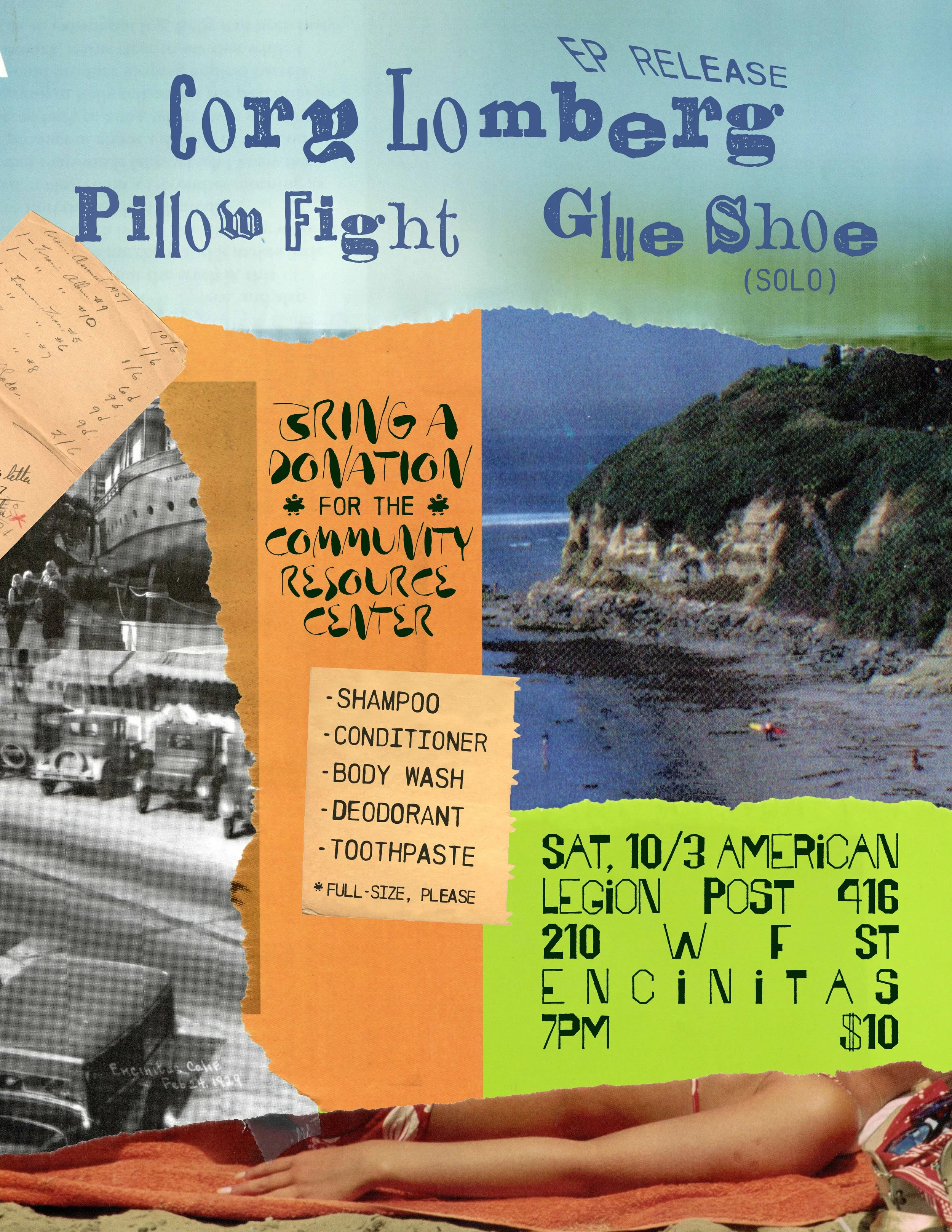 LIVE MUSIC-Glue Shoe $10 cover CD release party 7pm-10pm)